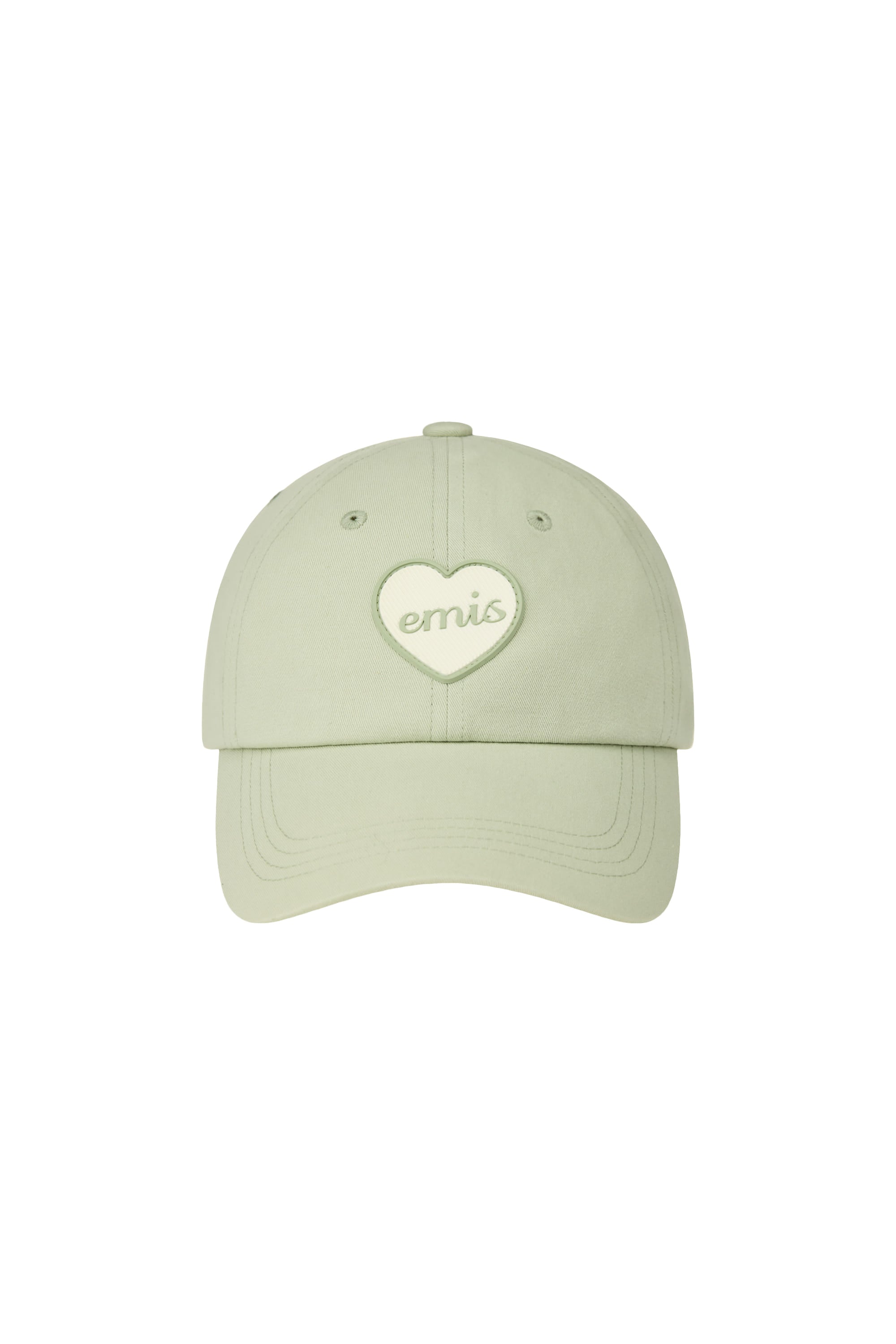 Emis - Heart Rubber Patch Ball Cap (Mint) product image 1 | TRAB K-Fashion Australia