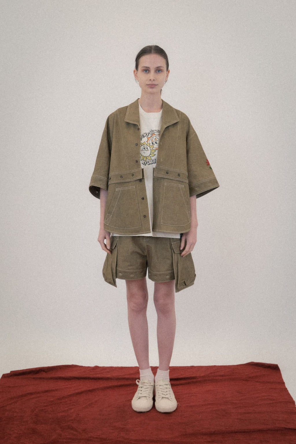 Ioedle - Assembly Jacket Where Imagination Blossoms (Sand) product image 12 | TRAB K-Fashion Australia
