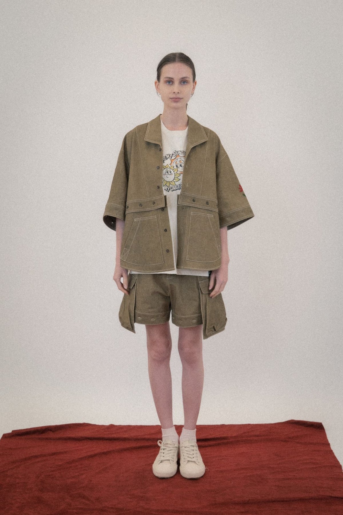 Ioedle - Assembly Jacket Where Imagination Blossoms (Sand) product image 12 | TRAB K-Fashion Australia
