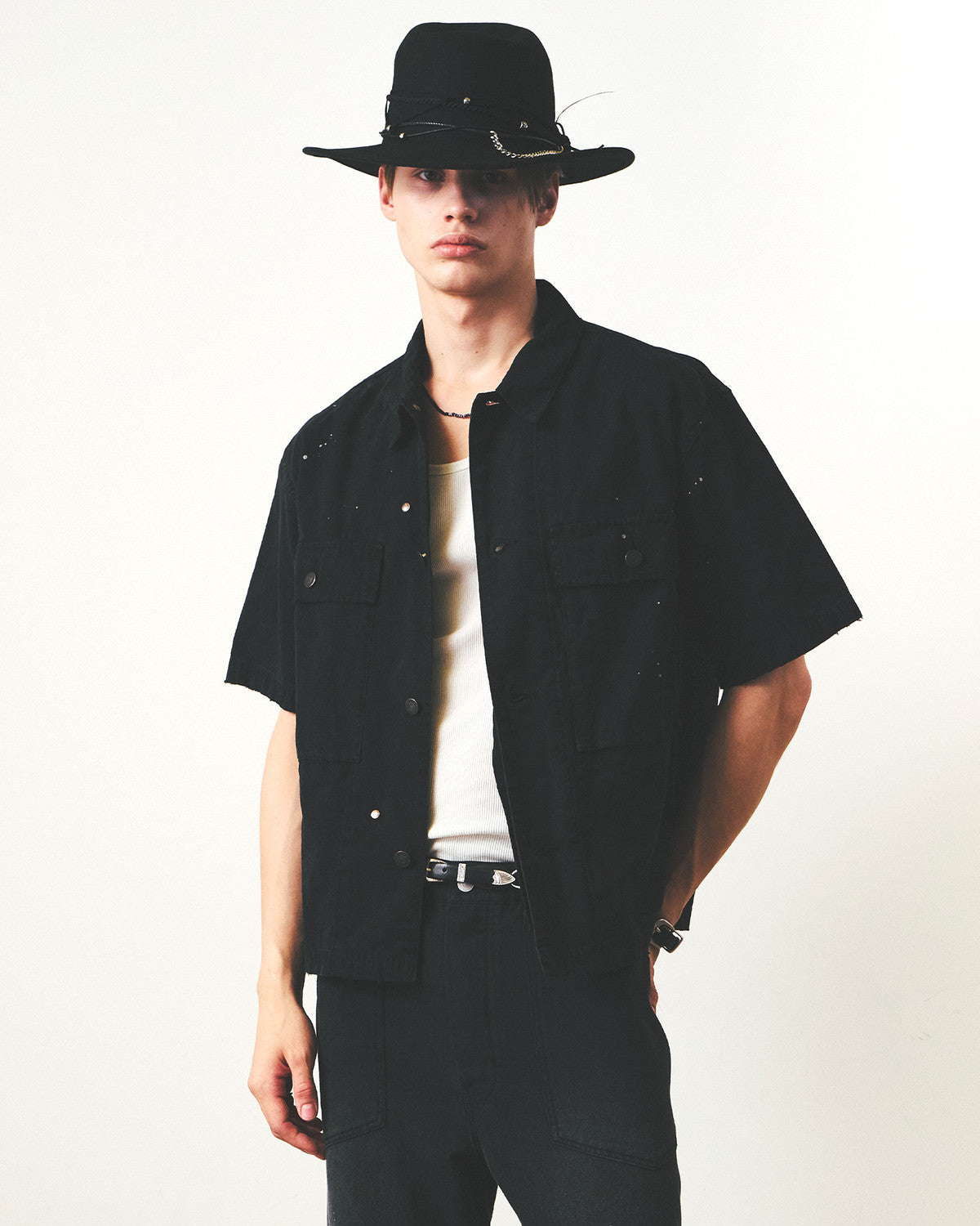 Eastlogue - M43 Mil Half Shirts (Black Ripstop) product image 3 | TRAB K-Fashion Australia