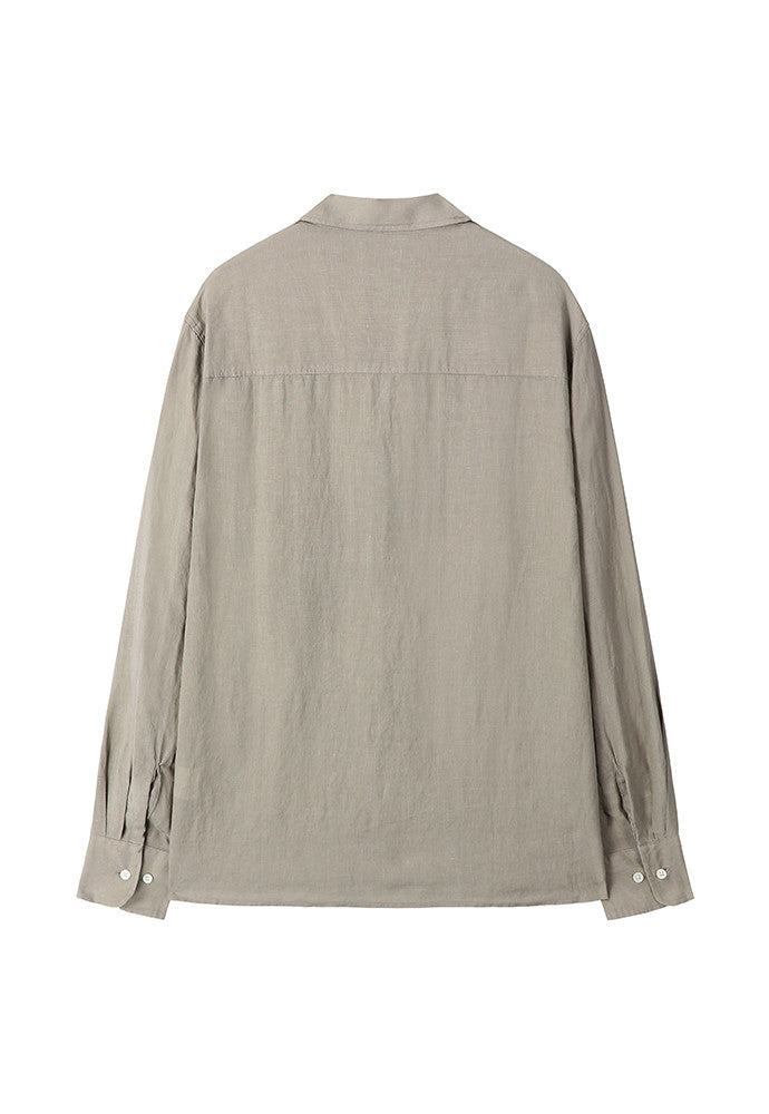 Art if acts - Linen Two Pocket Shirt (Cliff) product image 8 | TRAB K-Fashion Australia