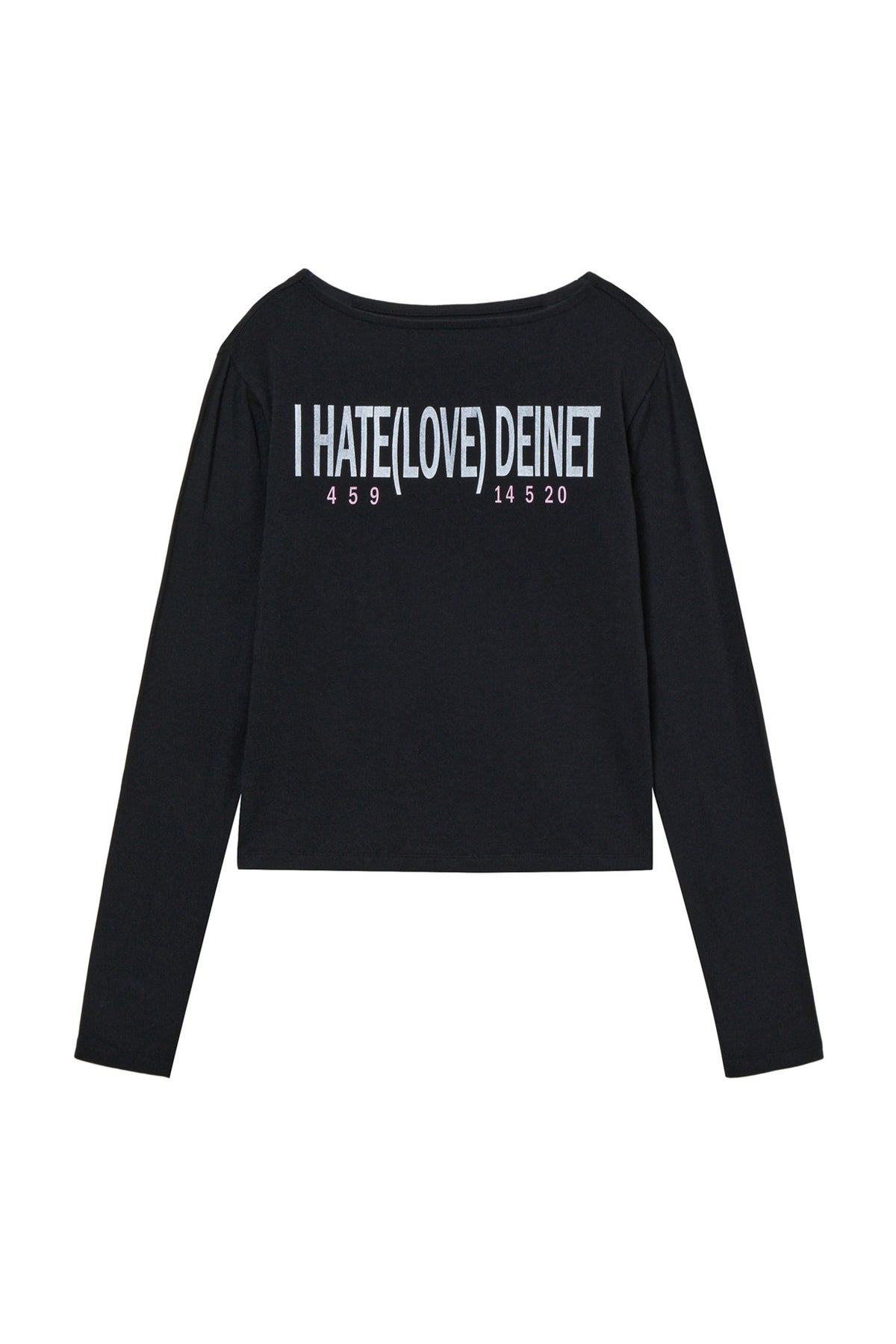 Deinet - I Hate Long Sleeve (Black) product image 1 | TRAB K-Fashion Australia