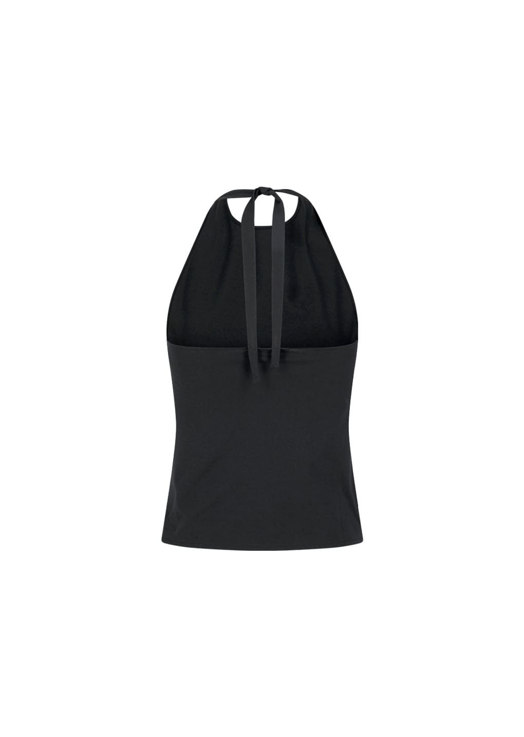 Amomento - [Pre-Order] Jersey Halter Neck Top (Charcoal) product image 6 | TRAB K-Fashion Australia