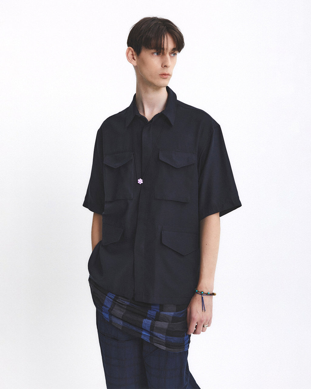 Eastlogue - M-65 Half Shirts (Black) product image 3 | TRAB K-Fashion Australia