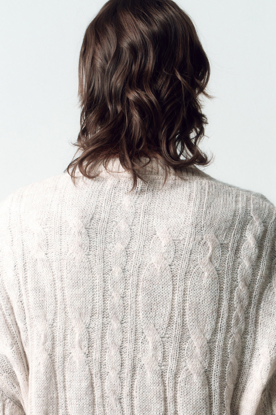 Insilence - Seared Cable Cardigan (Light Beige) product image 4 | TRAB K-Fashion Australia
