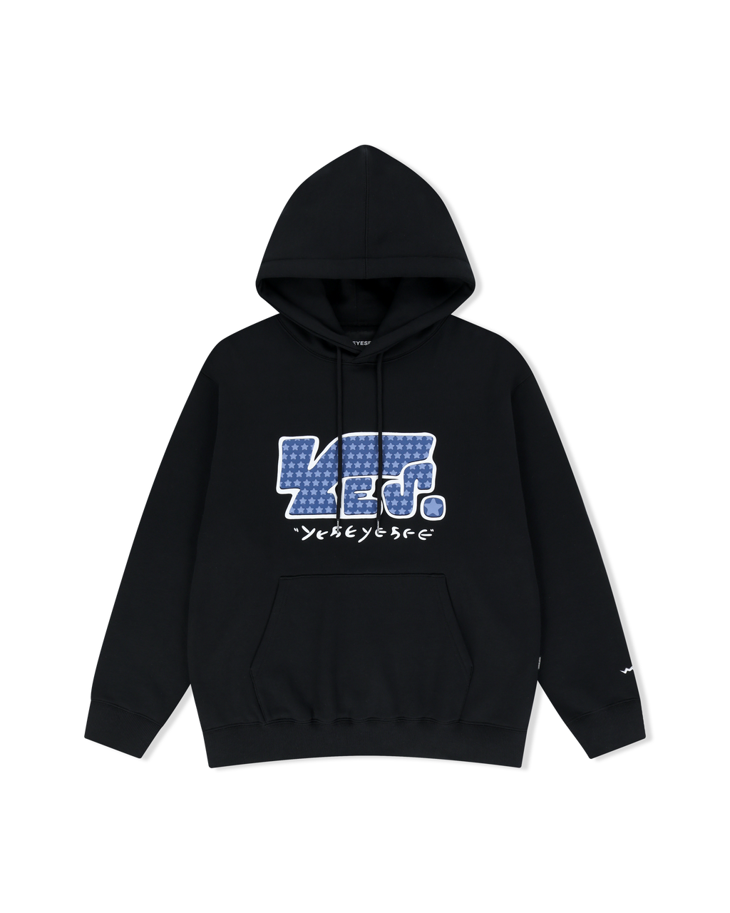 yeseyesee - Y.E.S Star Logo Hoodie (Black) product image 1 | TRAB K-Fashion Australia