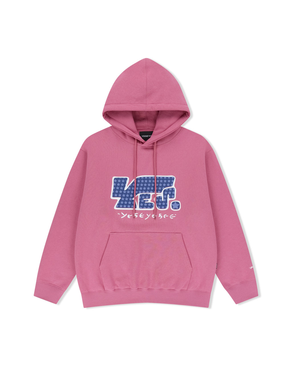yeseyesee - Y.E.S Star Logo Hoodie (Pink) product image 1 | TRAB K-Fashion Australia