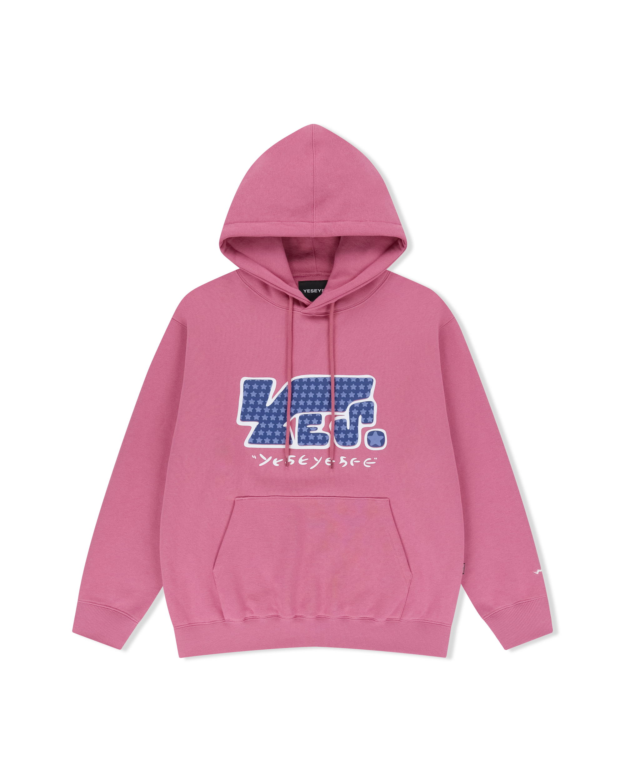 yeseyesee - Y.E.S Star Logo Hoodie (Pink) product image 1 | TRAB K-Fashion Australia
