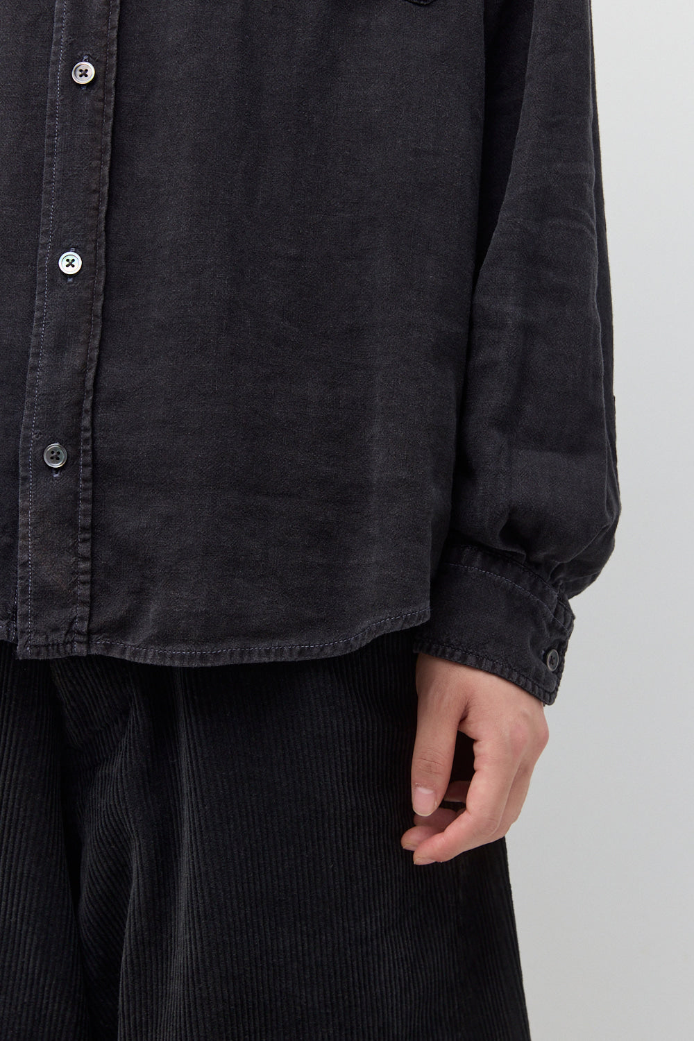 Hatchingroom - L.R Shirt (Faded Black) product image 8 | TRAB K-Fashion Australia