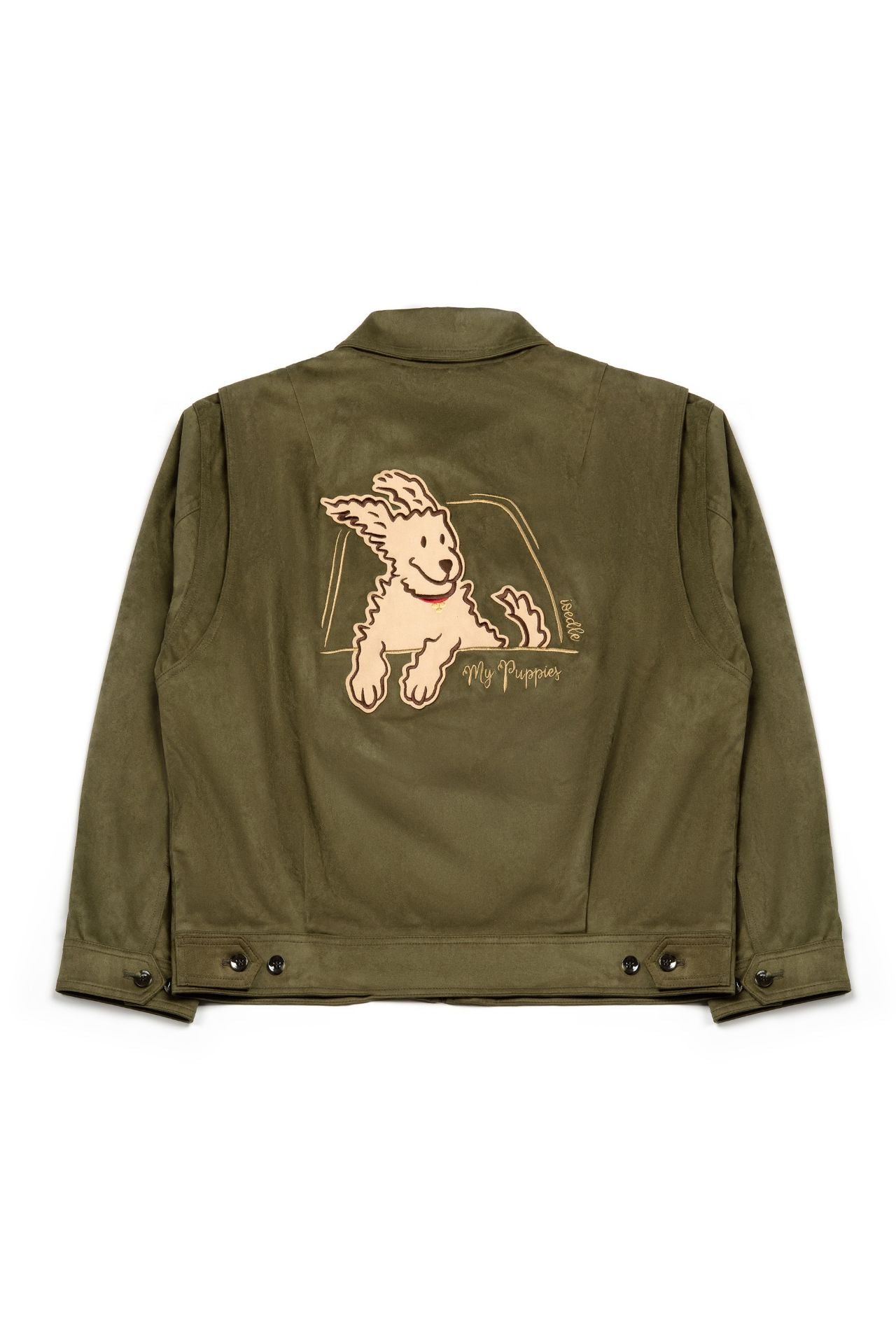 Ioedle - Dog Jacket Going To See Grandma (Olive) product image 3 | TRAB K-Fashion Australia