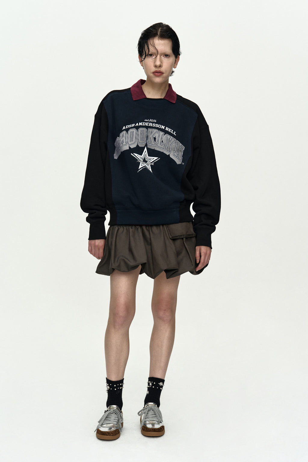 Andersson Bell - Cargo Balloon Skirt (Charcoal) product image 9 | TRAB K-Fashion Australia