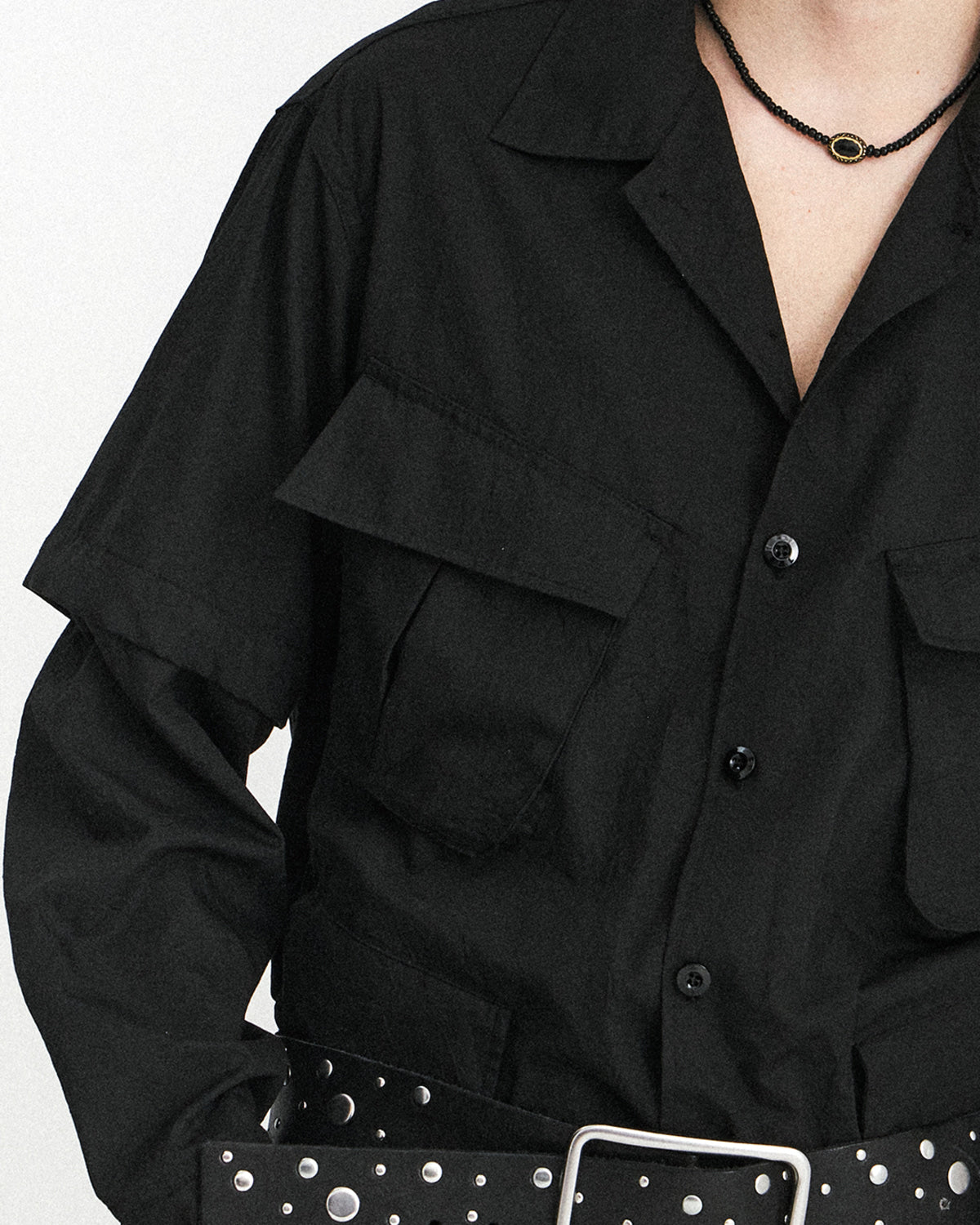 Eastlogue - Jungle Combat Shirts (Crease Black) product image 7 | TRAB K-Fashion Australia