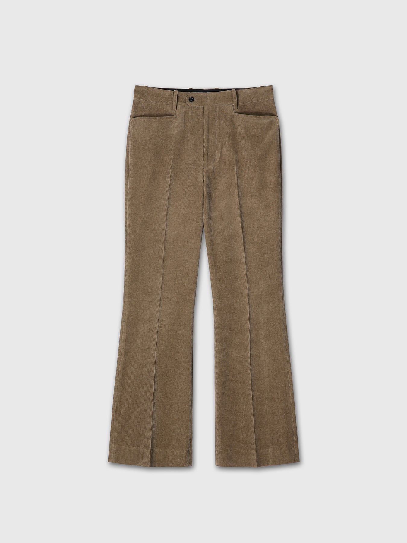 Tonywack - Corduroy Flared Trousers (Beige Taupe) product image 6 | TRAB K-Fashion Australia