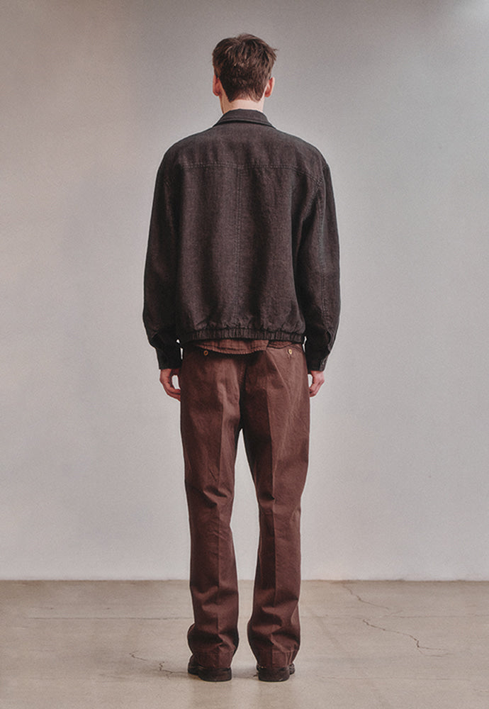 Art if acts - Linen Pocket Blouson (Wood) product image 6 | TRAB K-Fashion Australia