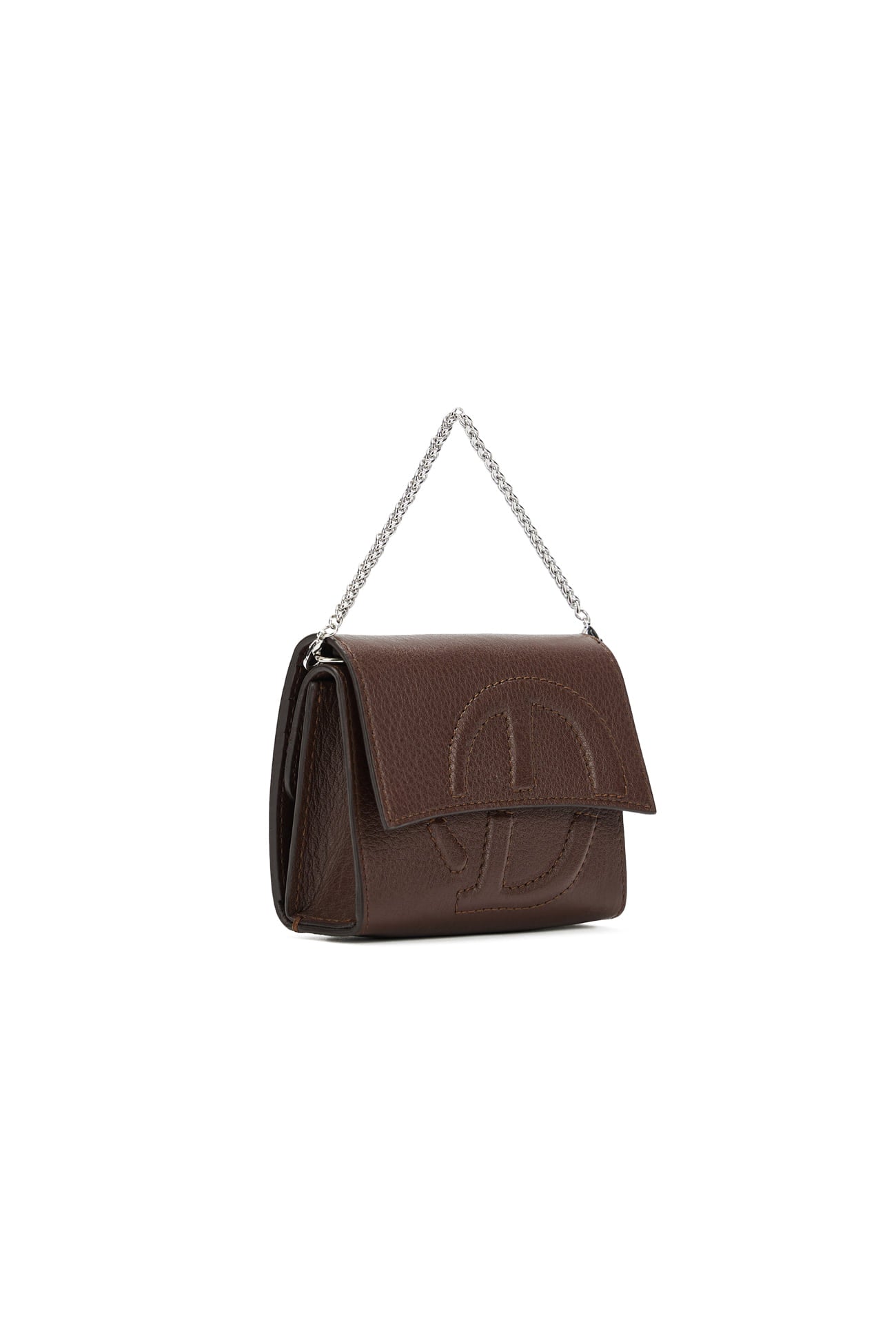 Deinet - D Logo Macaron Chain Mini Bag (Brown) product image 2 | TRAB K-Fashion Australia