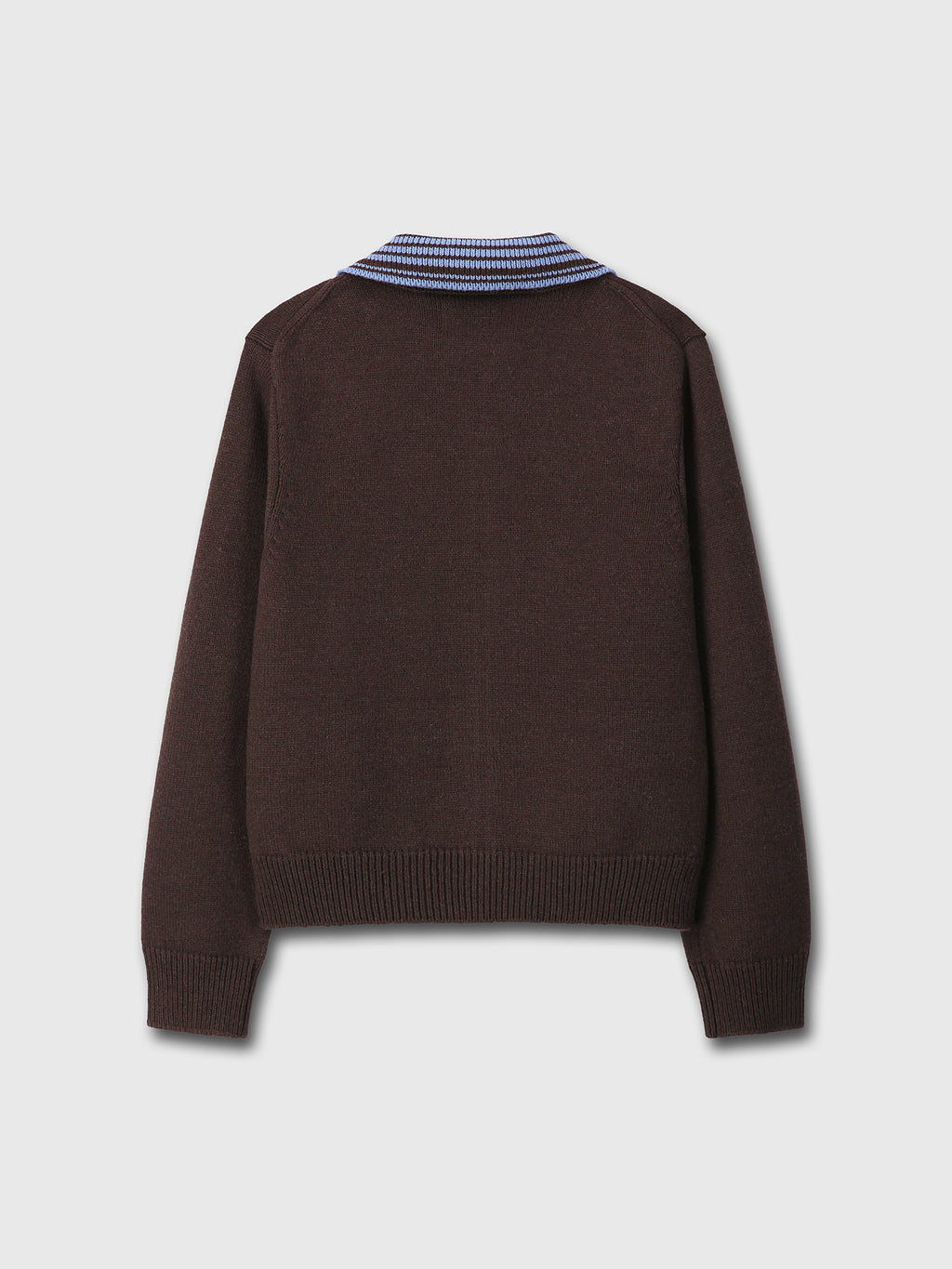 Tonywack - Contrast Collar Full-Zip Blouson (Brown) product image 9 | TRAB K-Fashion Australia
