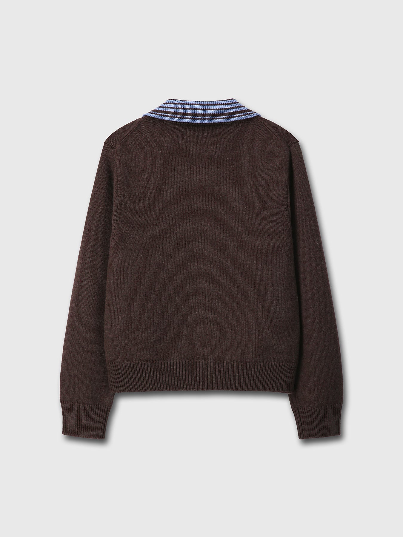 Tonywack - Contrast Collar Full-Zip Blouson (Brown) product image 9 | TRAB K-Fashion Australia