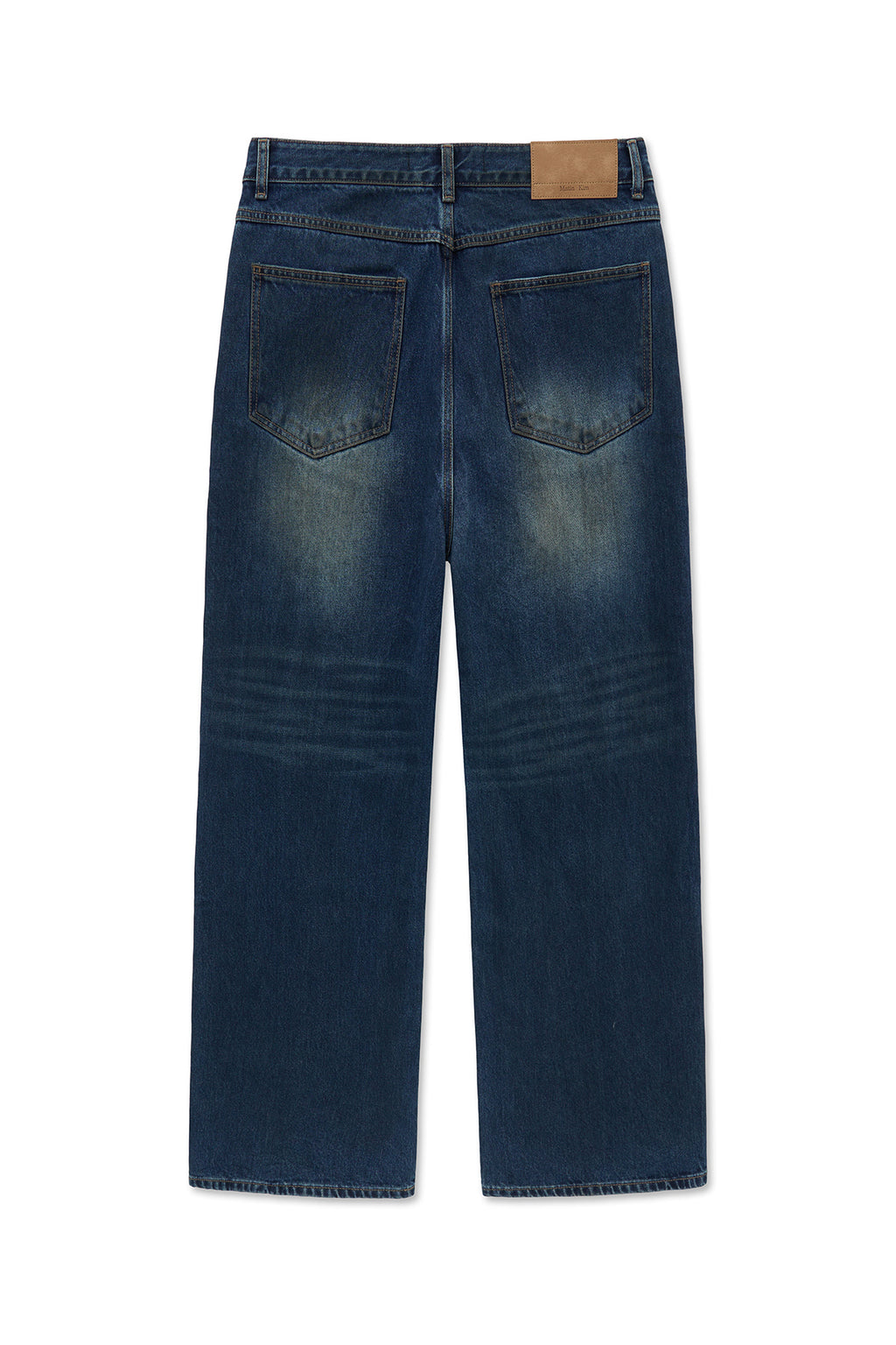 Matin Kim - Dirty Washed Denim Pants (Blue) product image 2 | TRAB K-Fashion Australia