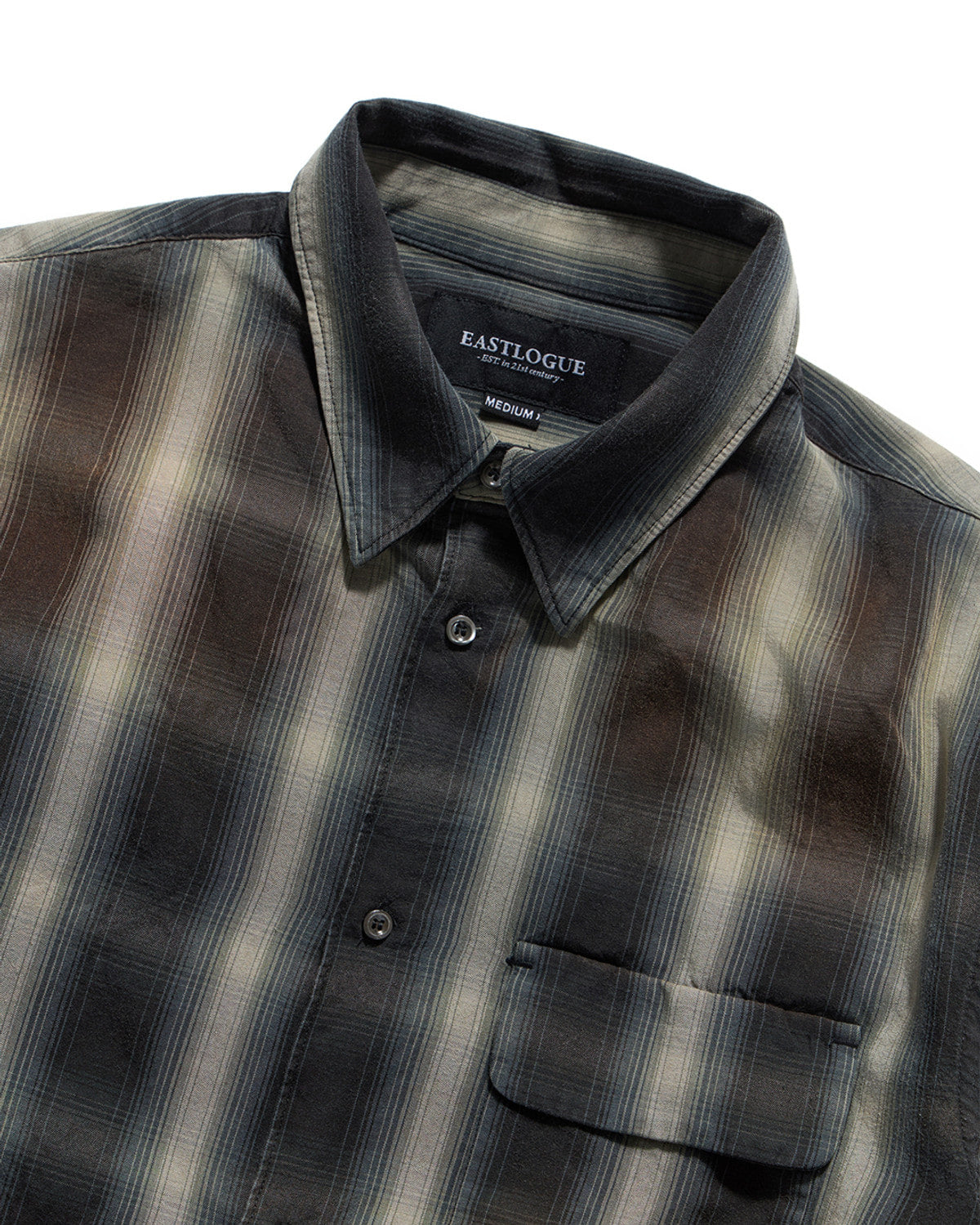 Eastlogue - Holiday Shirts (Sage Green & Black Check) product image 3 | TRAB K-Fashion Australia
