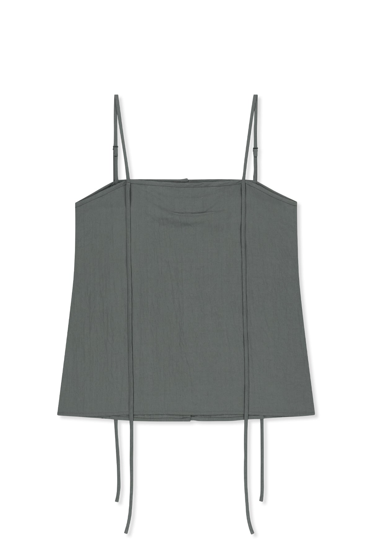 Matin Kim - Button Sleeveless Blouse (Grey) product image 2 | TRAB K-Fashion Australia