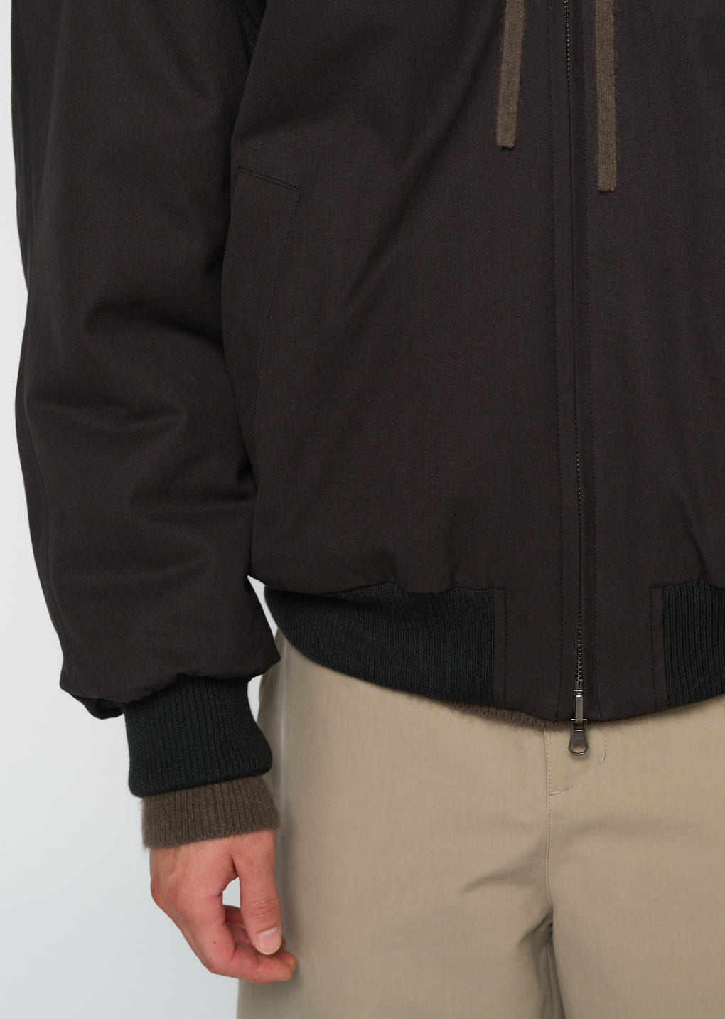Amomento - cotton reversible shearling jumper (Black) product image 9 | TRAB K-Fashion Australia