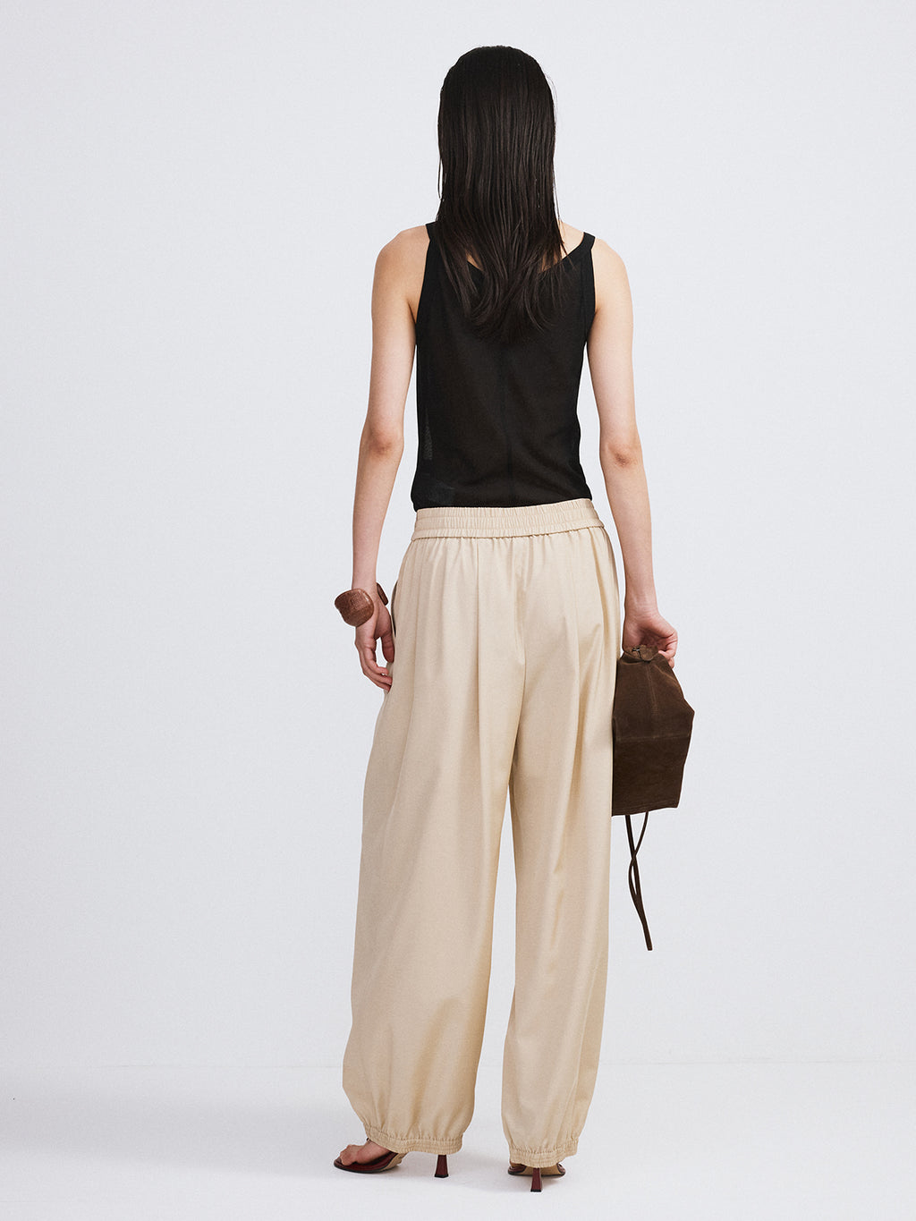 Recto - Banding Jogger Suit Pants (Light Beige) product image 3 | TRAB K-Fashion Australia