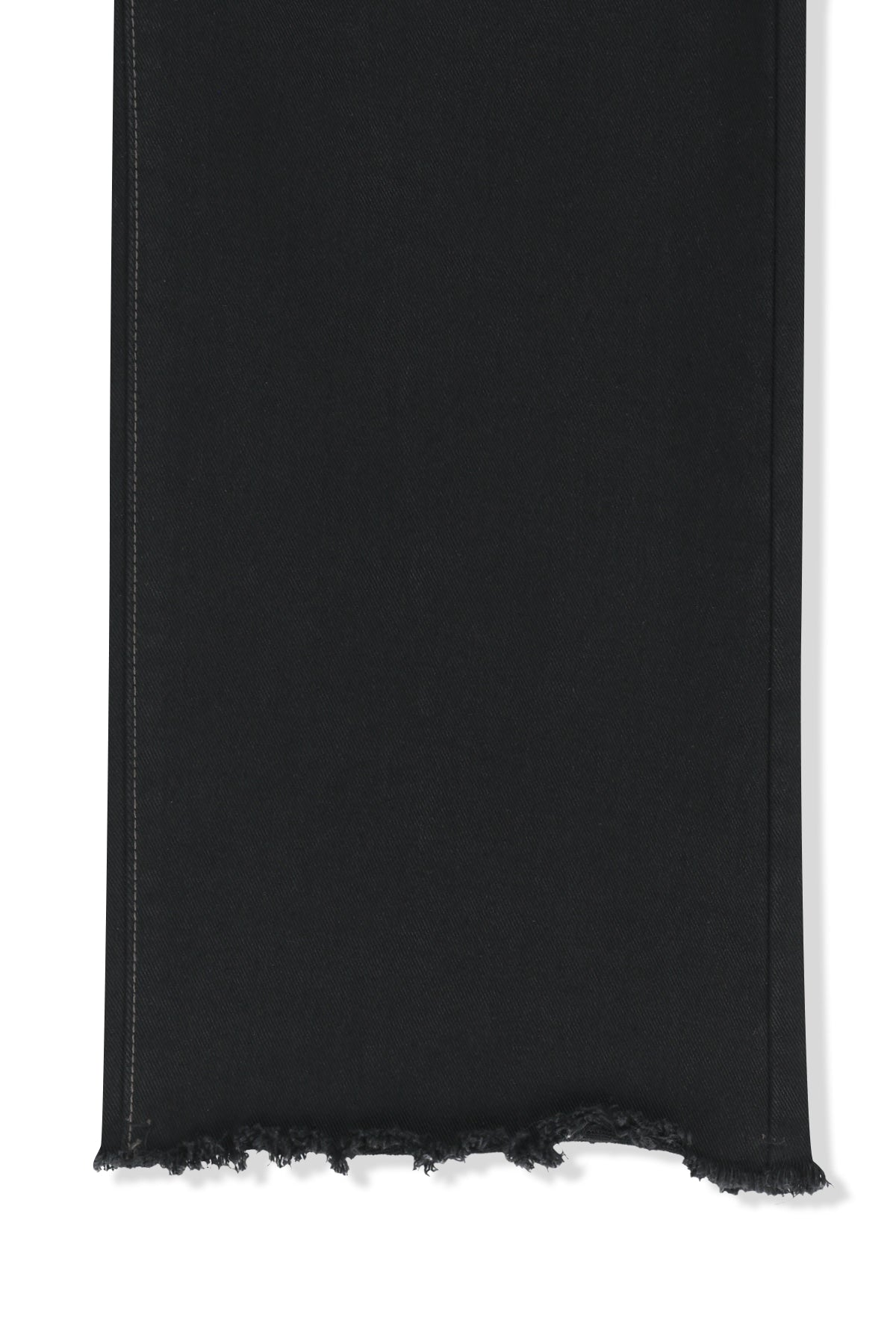 Matin Kim - Skirt Overlay Denim Pants (Black) product image 5 | TRAB K-Fashion Australia