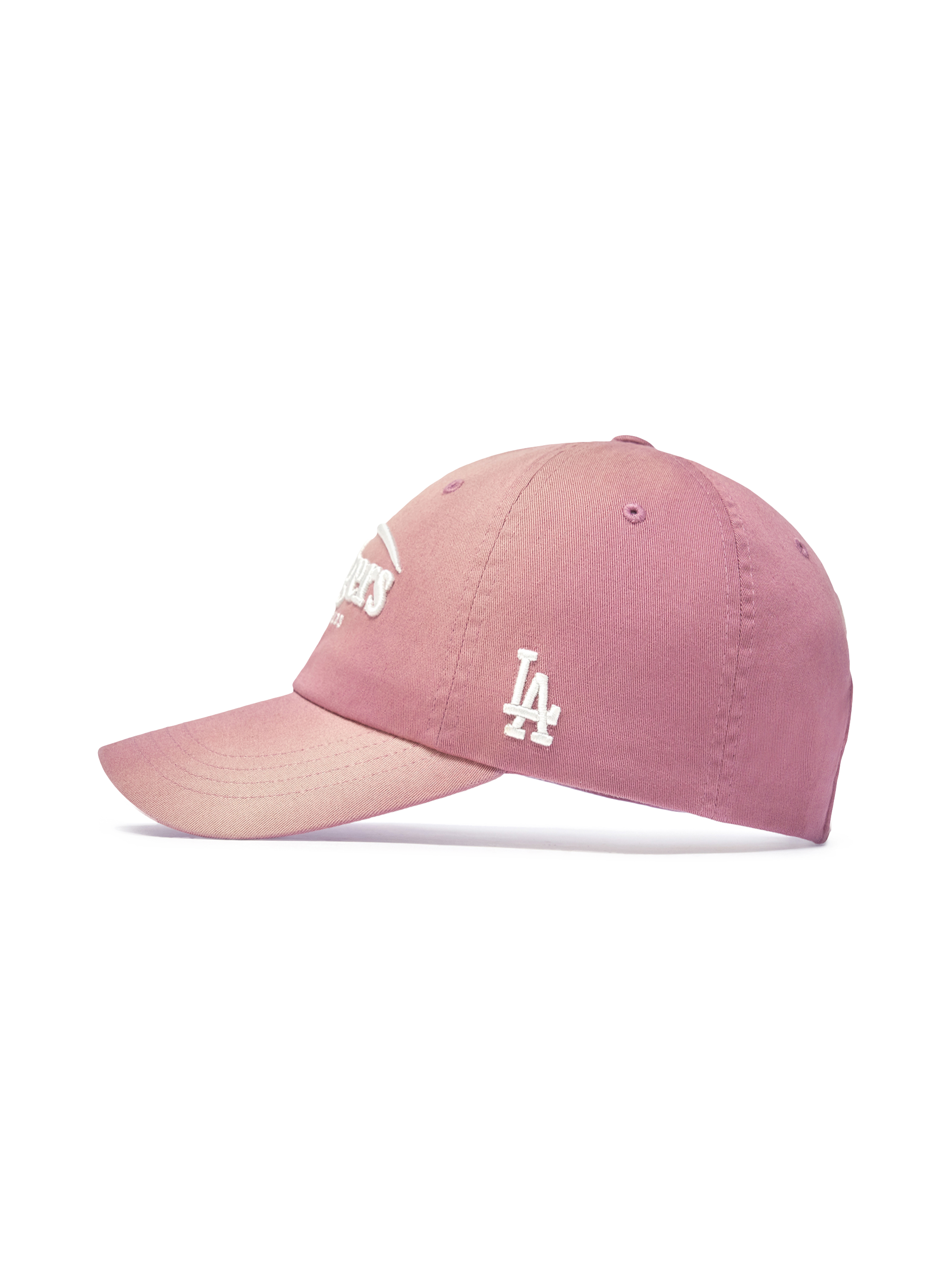 MLB Korea - MLB Vintage Washing Curve Logo Unstructured Ball Cap LA Dodgers (Pink) product image 3 | TRAB K-Fashion Australia