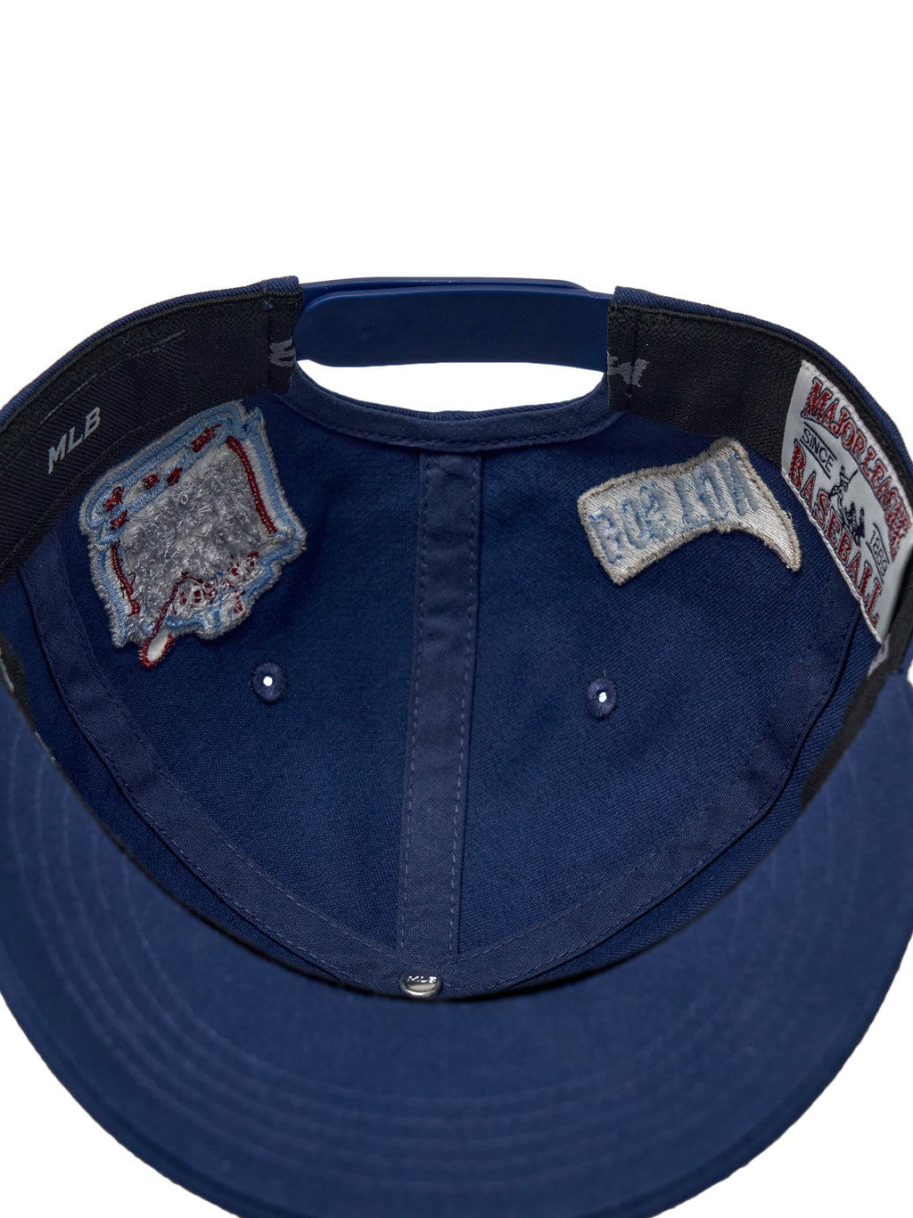 MLB Korea - MLB Signature All-Over Patch Structure Ball Cap Boston Red Sox (Navy) product image 10 | TRAB K-Fashion Australia