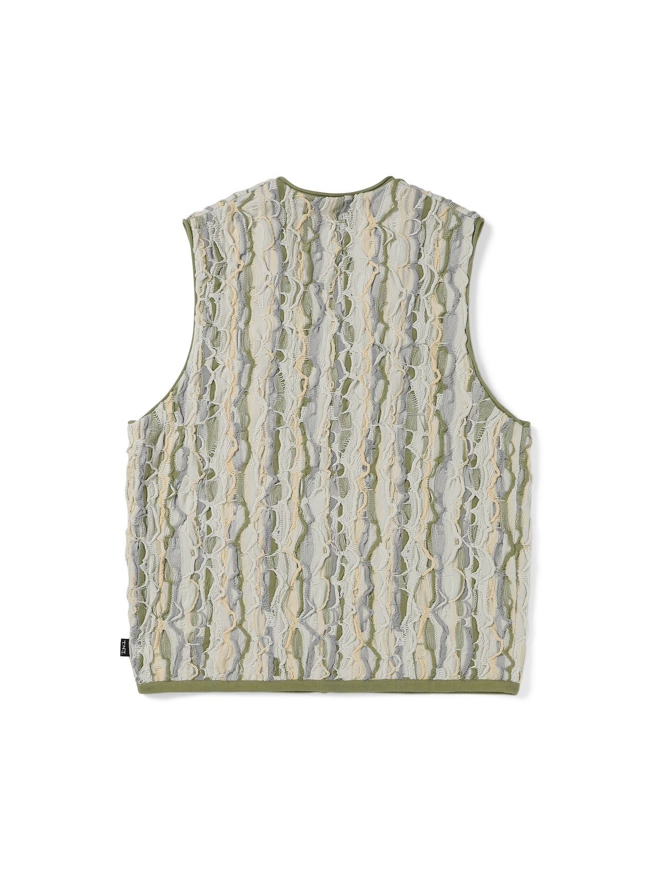 thisisneverthat - 3D Cable Knit Vest (beige) product image 4 | TRAB K-Fashion Australia