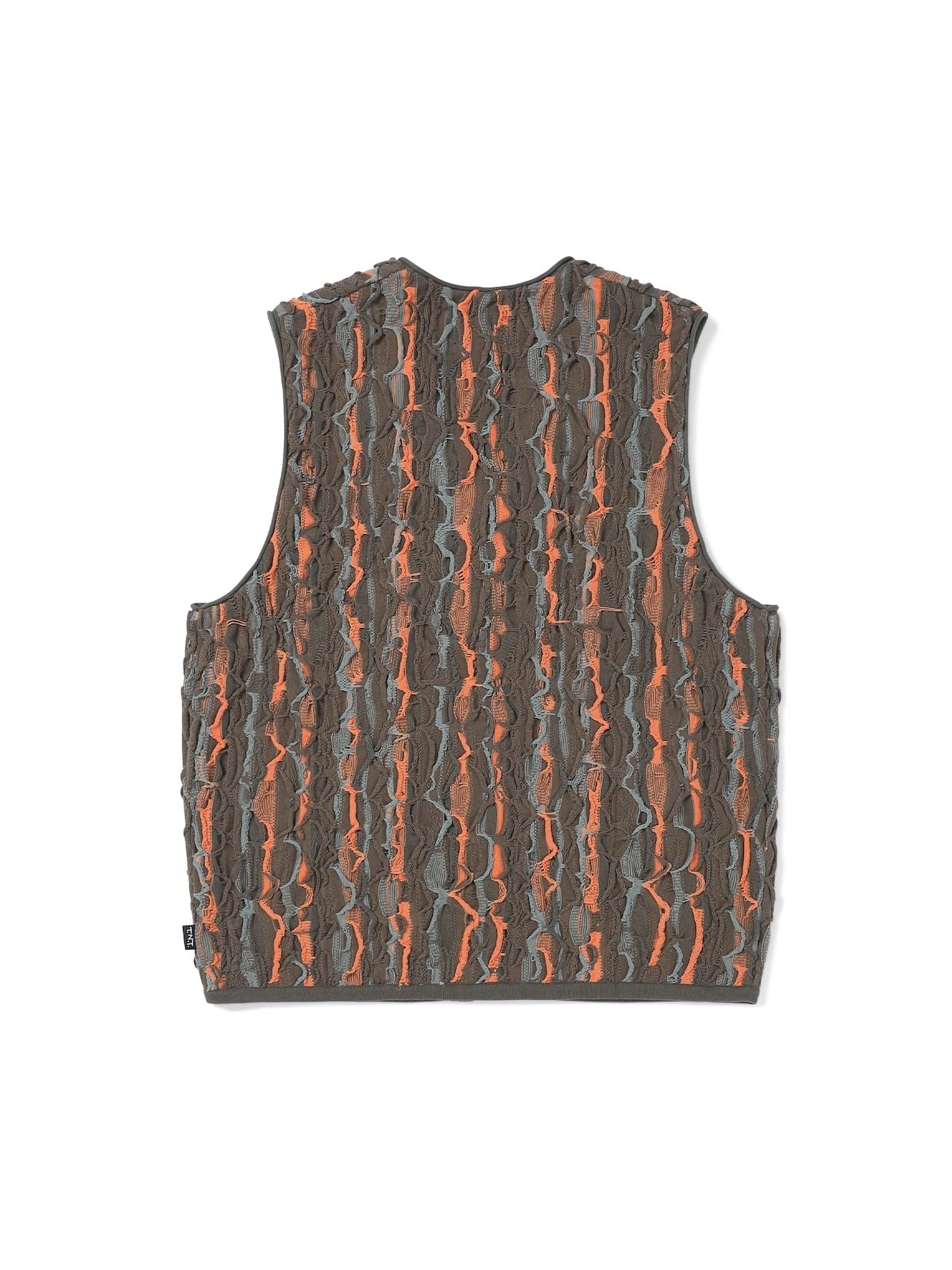 thisisneverthat - 3D Cable Knit Vest (brown) product image 4 | TRAB K-Fashion Australia