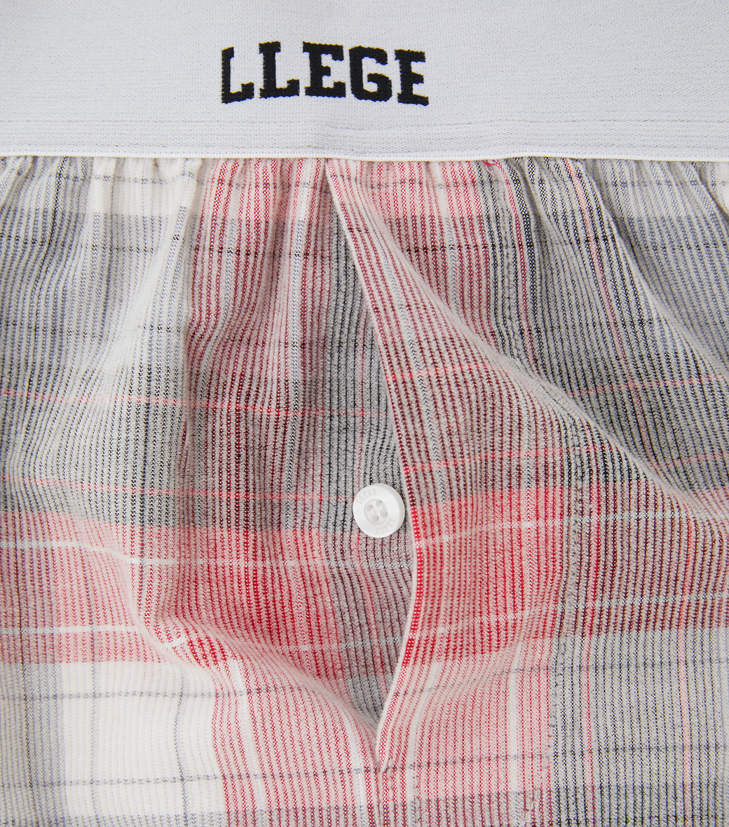Llege - Faded Check Boxer Pants (Pink) product image 4 | TRAB K-Fashion Australia