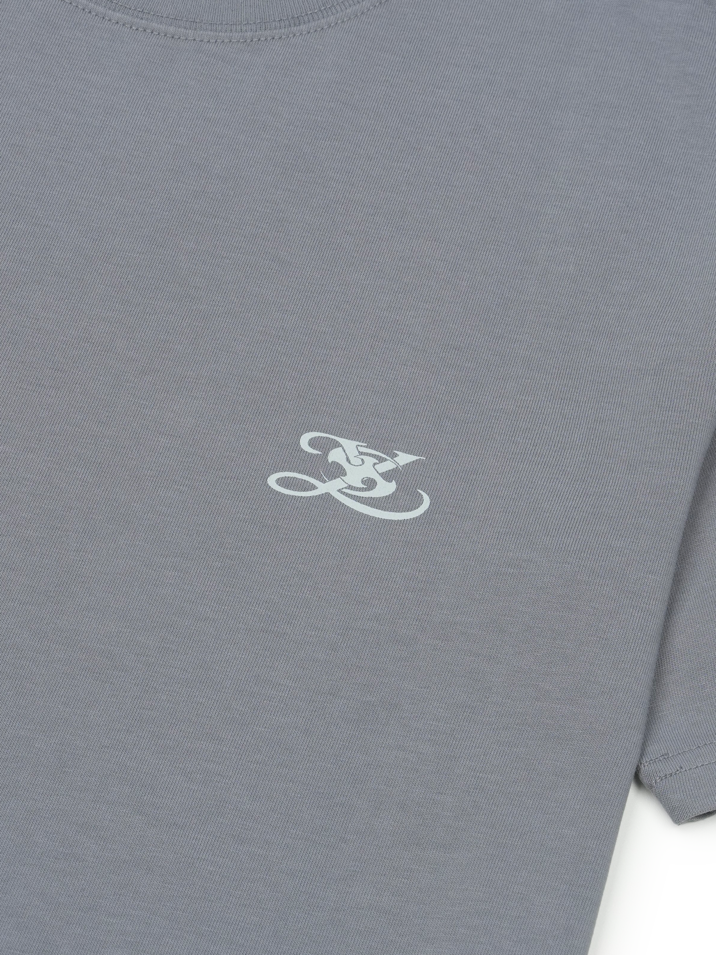 San San Gear - San San X Yuminha Piano T-Shirt (Blue Charcoal) product image 3 | TRAB K-Fashion Australia