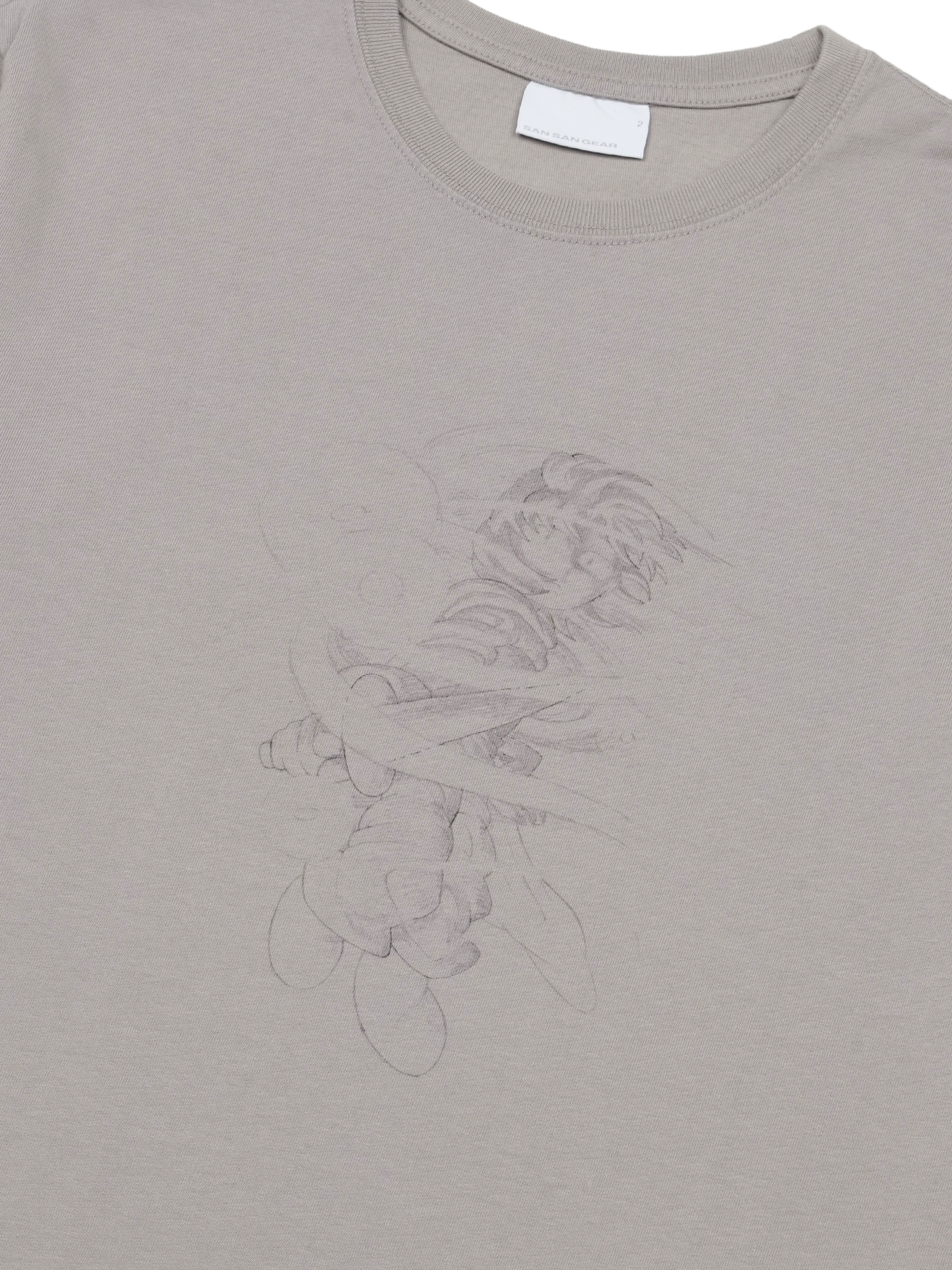 San San Gear - San San X Yuminha Storm T-Shirt (Grey) product image 3 | TRAB K-Fashion Australia