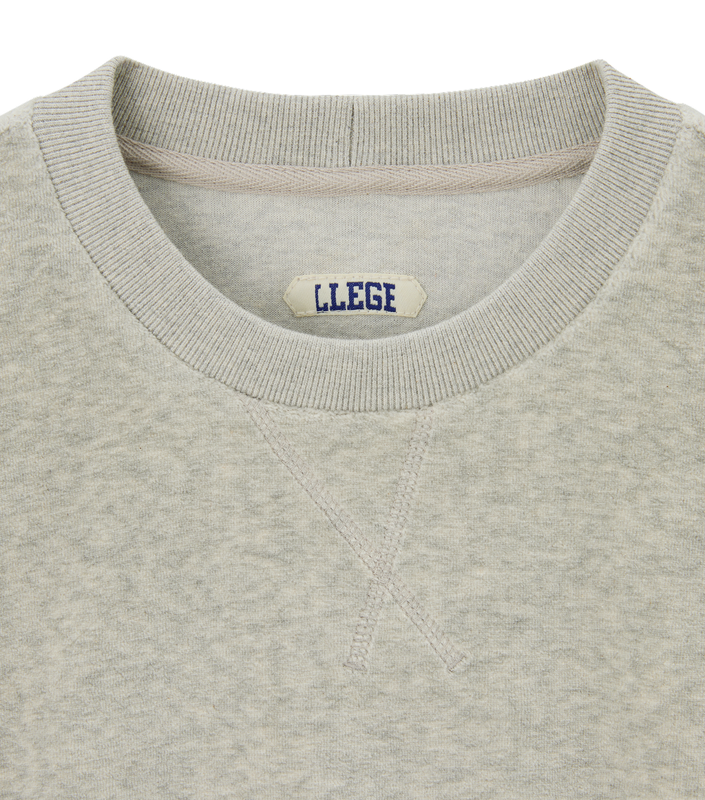 Llege - Velour Oversized Sweatshirt (Grey) product image 3 | TRAB K-Fashion Australia