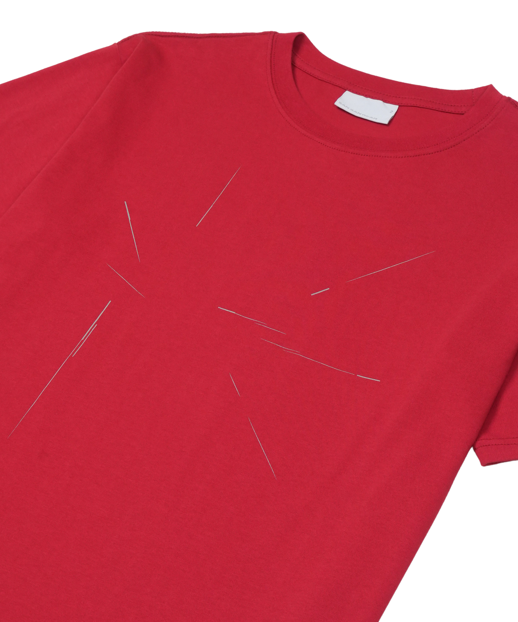 San San Gear - Incision T-Shirt (Red) product image 3 | TRAB K-Fashion Australia