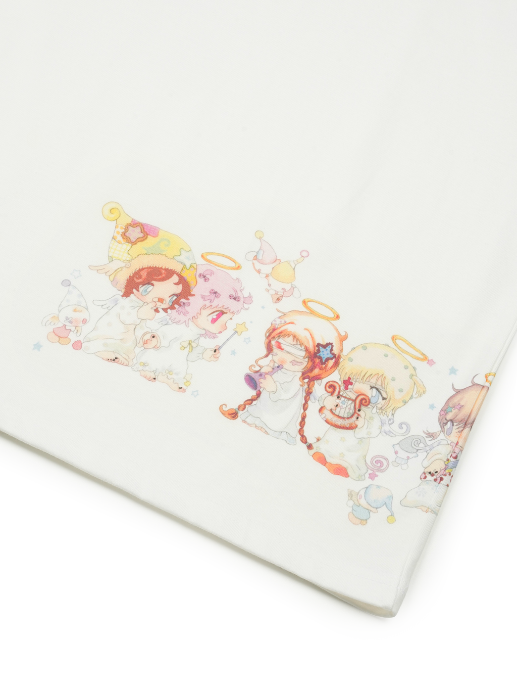 San San Gear - San San X Yuminha Angel T-Shirt (White) product image 3 | TRAB K-Fashion Australia