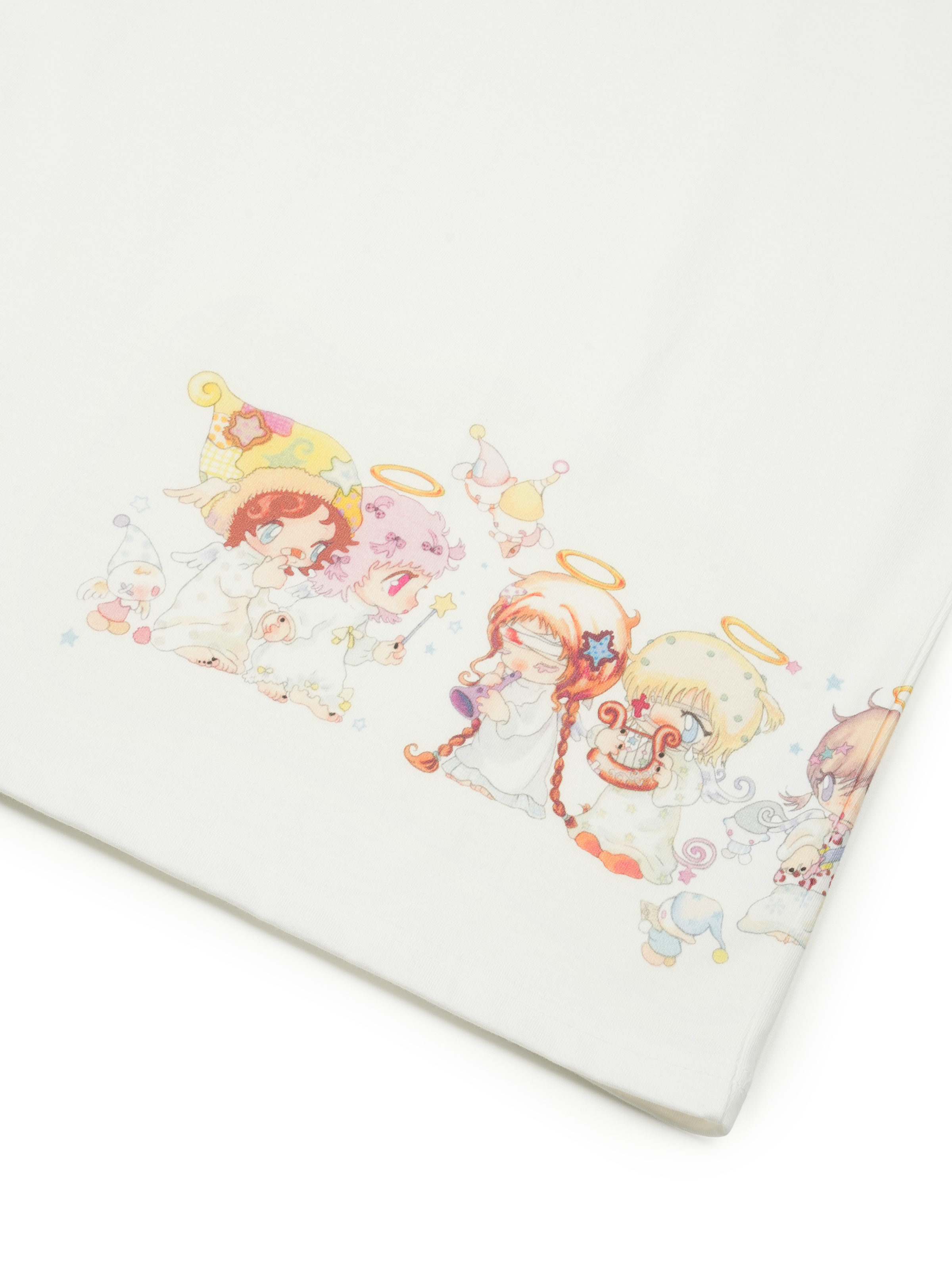 San San Gear - San San X Yuminha Angel T-Shirt (White) product image 3 | TRAB K-Fashion Australia