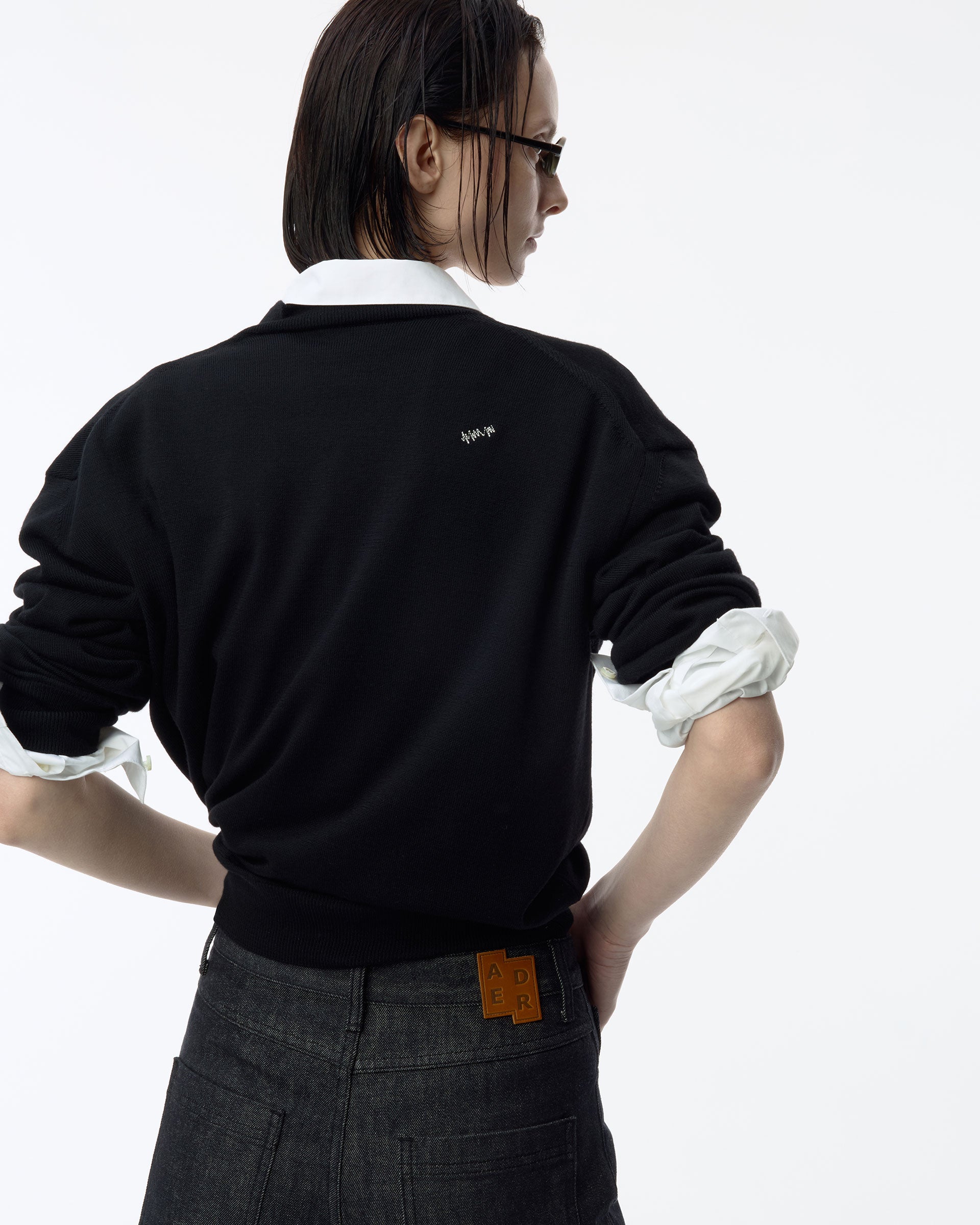 Ader Error - Sig; SV Tag jeans 06 (Noir) product image 11 | TRAB K-Fashion Australia