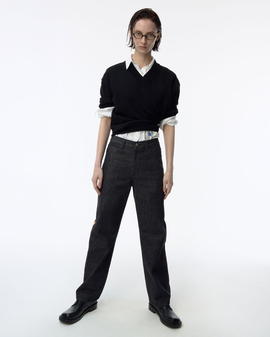Ader Error - Sig; SV Tag jeans 06 (Noir) product image 9 | TRAB K-Fashion Australia