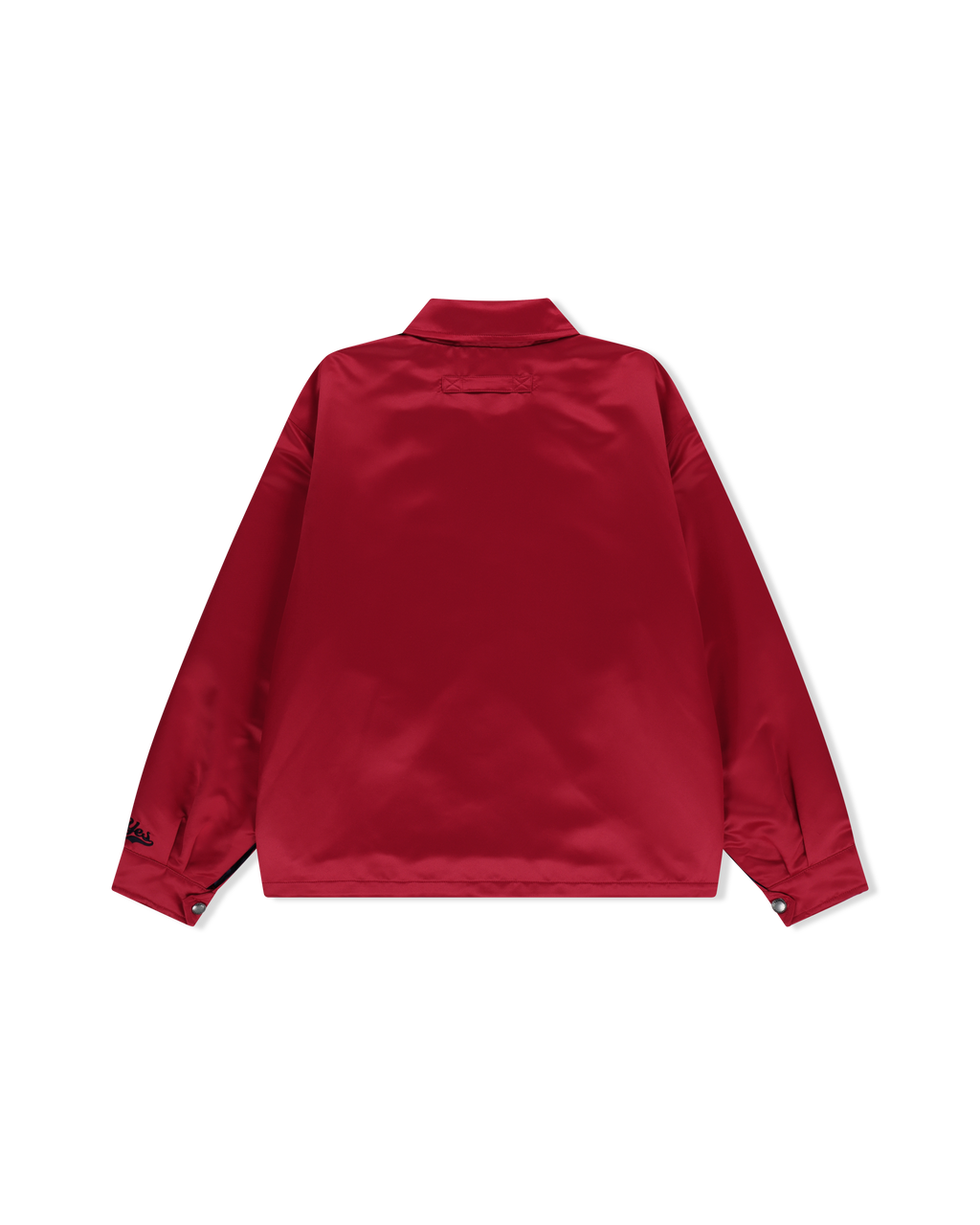 yeseyesee - Chain Stitch Logo Coach Jacket (Red) product image 2 | TRAB K-Fashion Australia