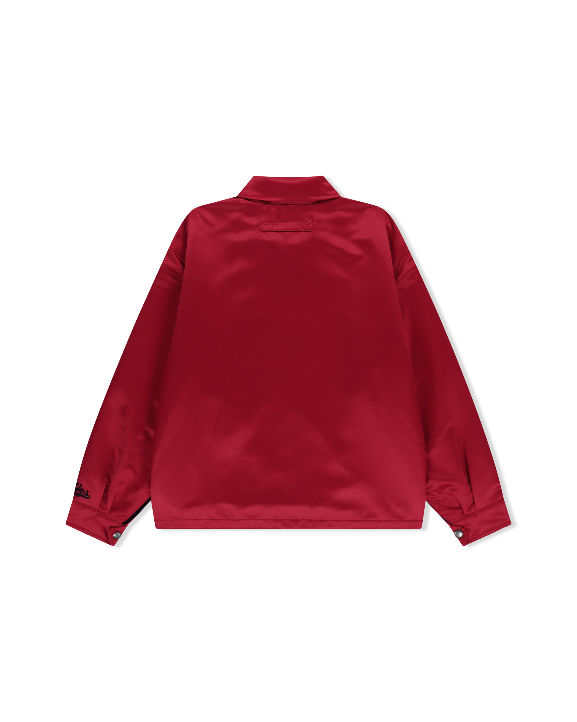 yeseyesee - Chain Stitch Logo Coach Jacket (Red) product image 2 | TRAB K-Fashion Australia