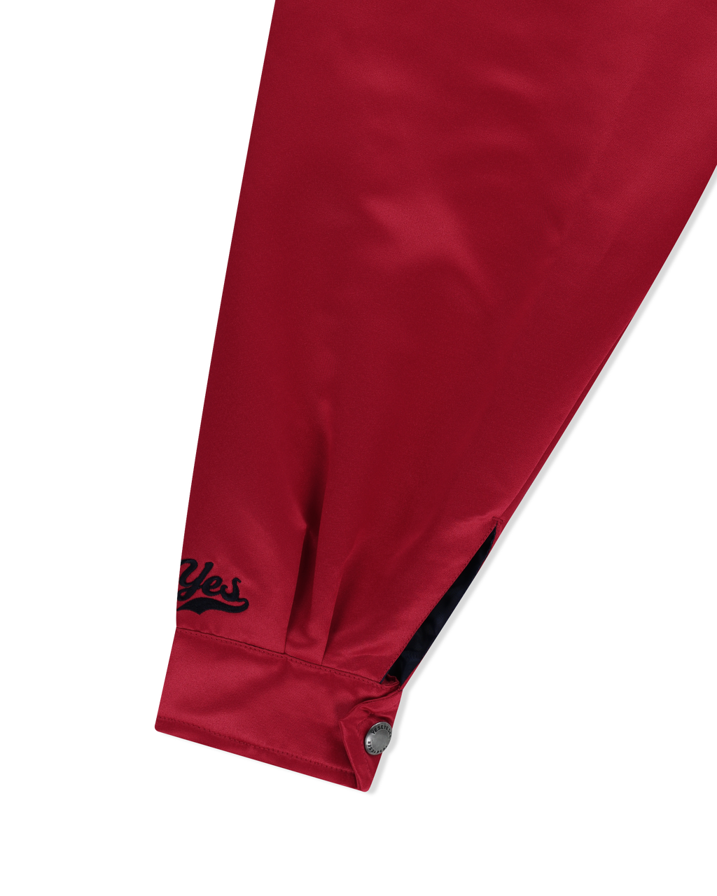 yeseyesee - Chain Stitch Logo Coach Jacket (Red) product image 4 | TRAB K-Fashion Australia