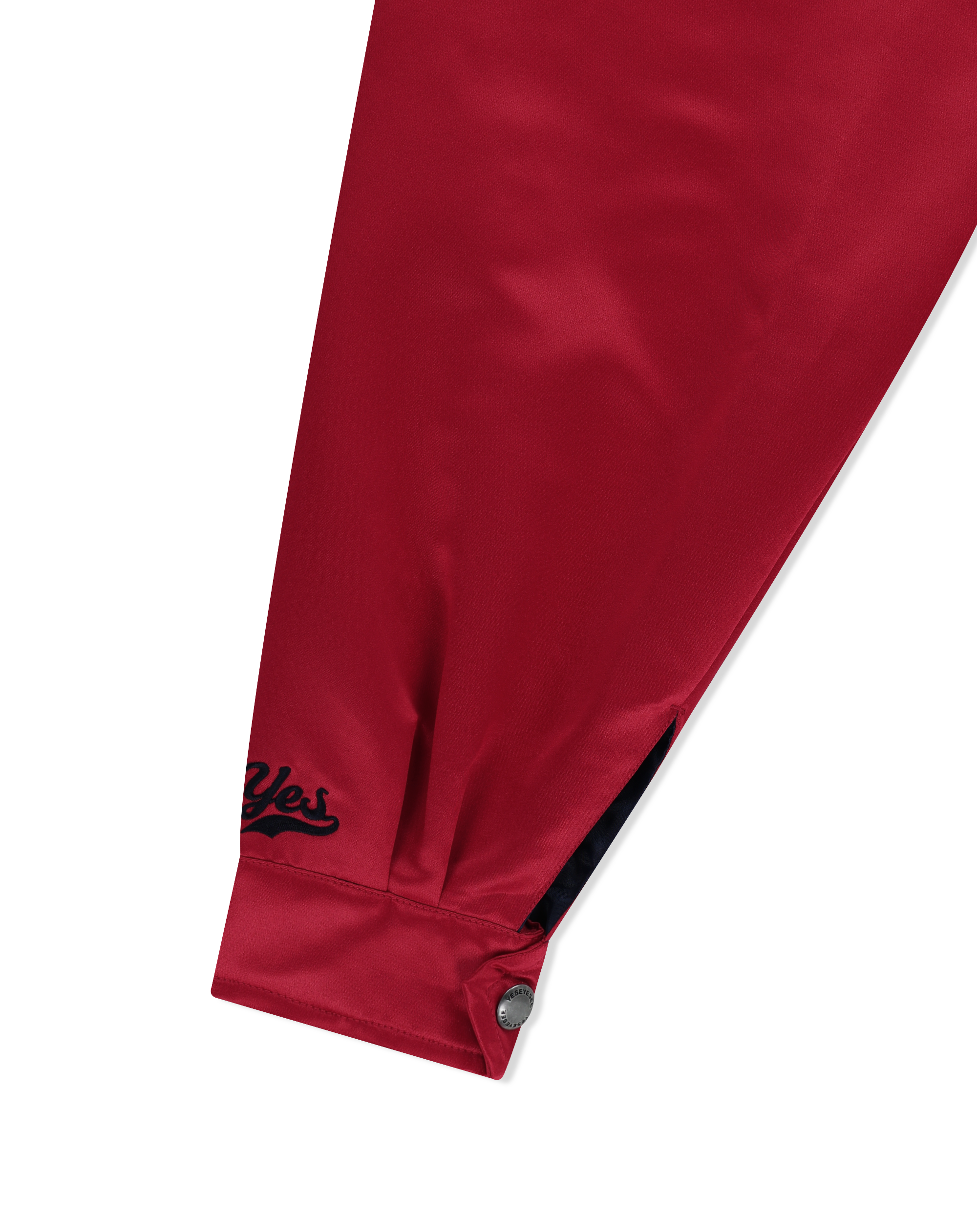 yeseyesee - Chain Stitch Logo Coach Jacket (Red) product image 4 | TRAB K-Fashion Australia