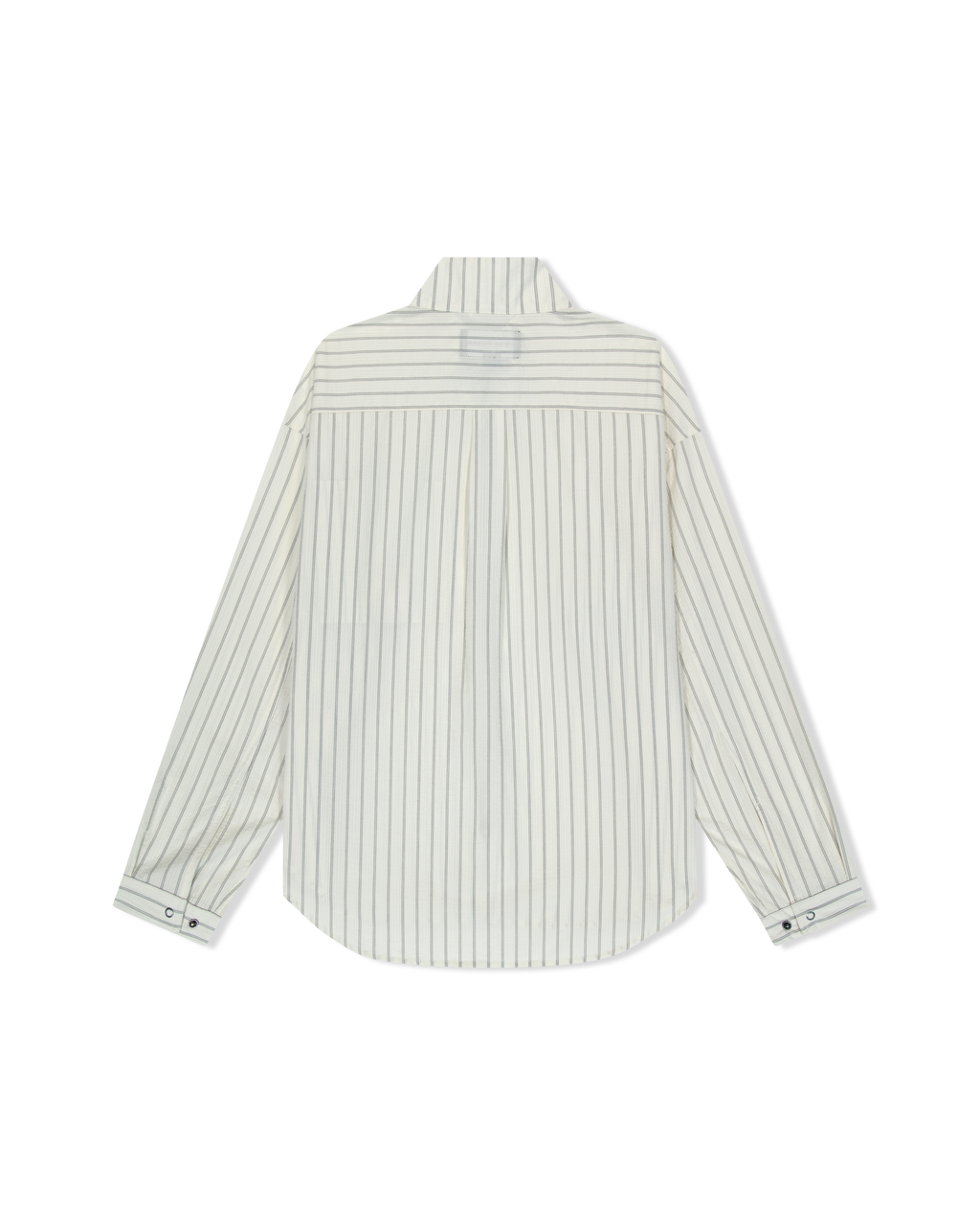 yeseyesee - Hi Neck Two Way Zip Up Shirt (White) product image 2 | TRAB K-Fashion Australia