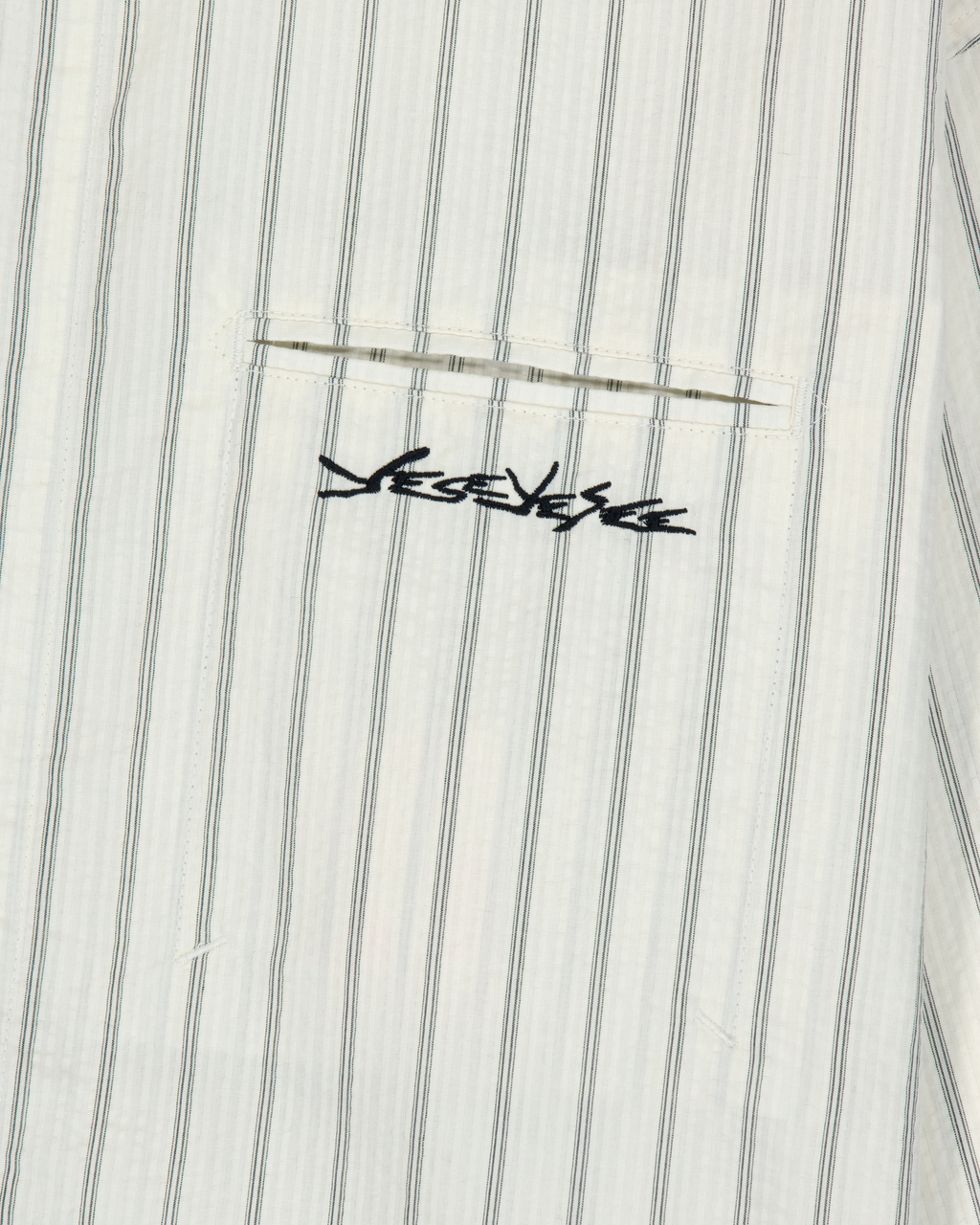 yeseyesee - Hi Neck Two Way Zip Up Shirt (White) product image 4 | TRAB K-Fashion Australia