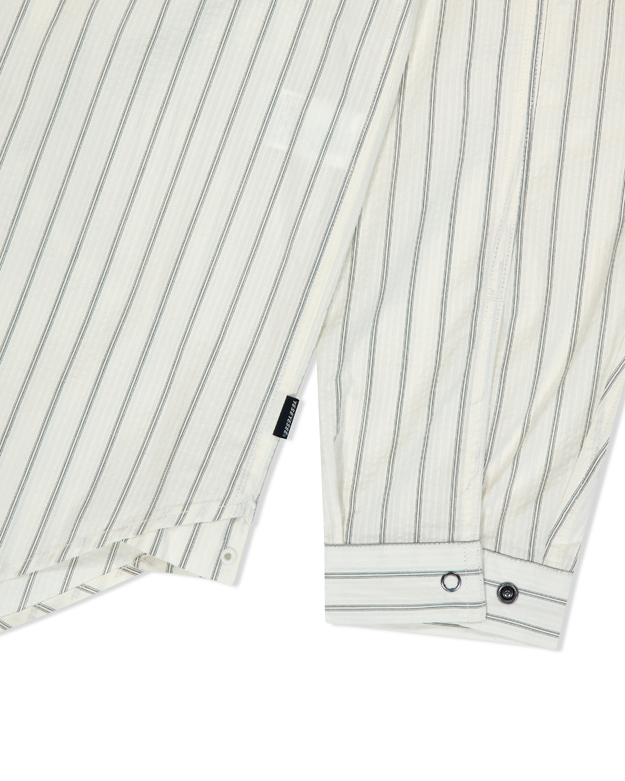 yeseyesee - Hi Neck Two Way Zip Up Shirt (White) product image 5 | TRAB K-Fashion Australia