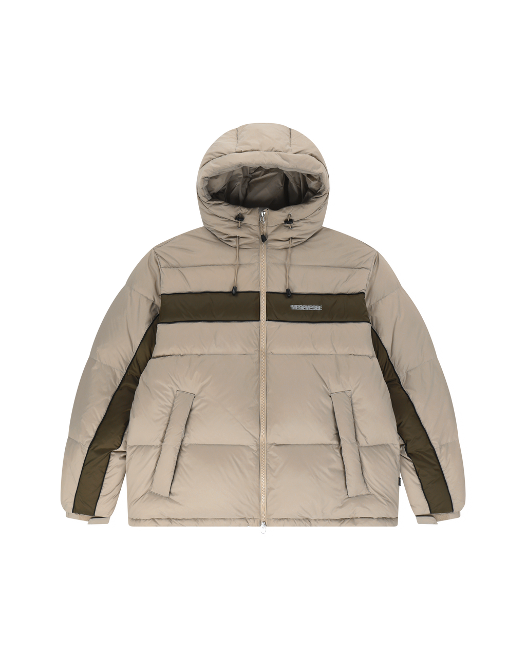 yeseyesee - Paneled Down Jacket (Beige) product image 1 | TRAB K-Fashion Australia