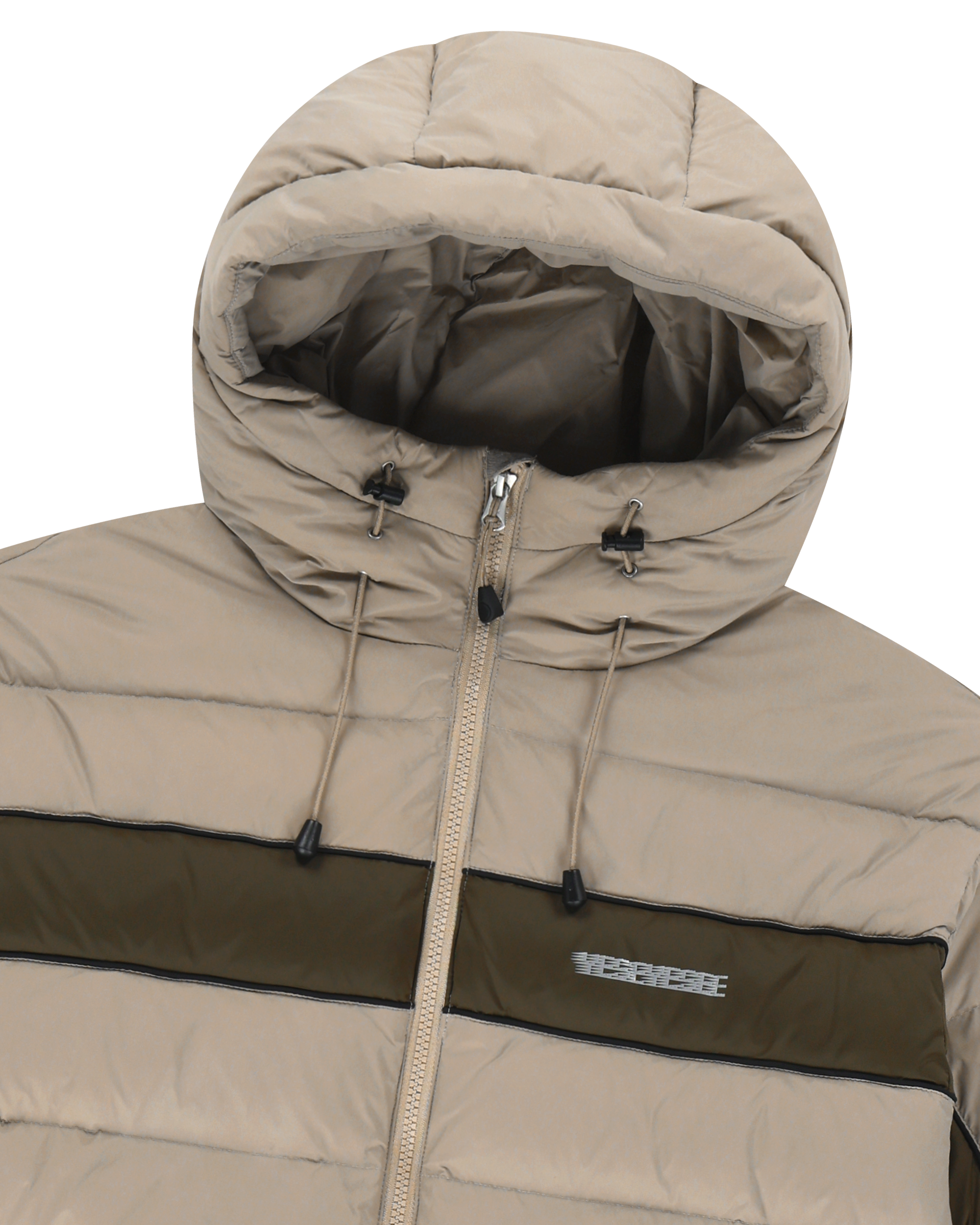 yeseyesee - Paneled Down Jacket (Beige) product image 5 | TRAB K-Fashion Australia