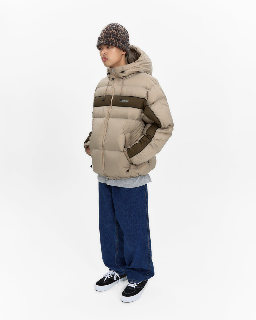 yeseyesee - Paneled Down Jacket (Beige) product image 8 | TRAB K-Fashion Australia